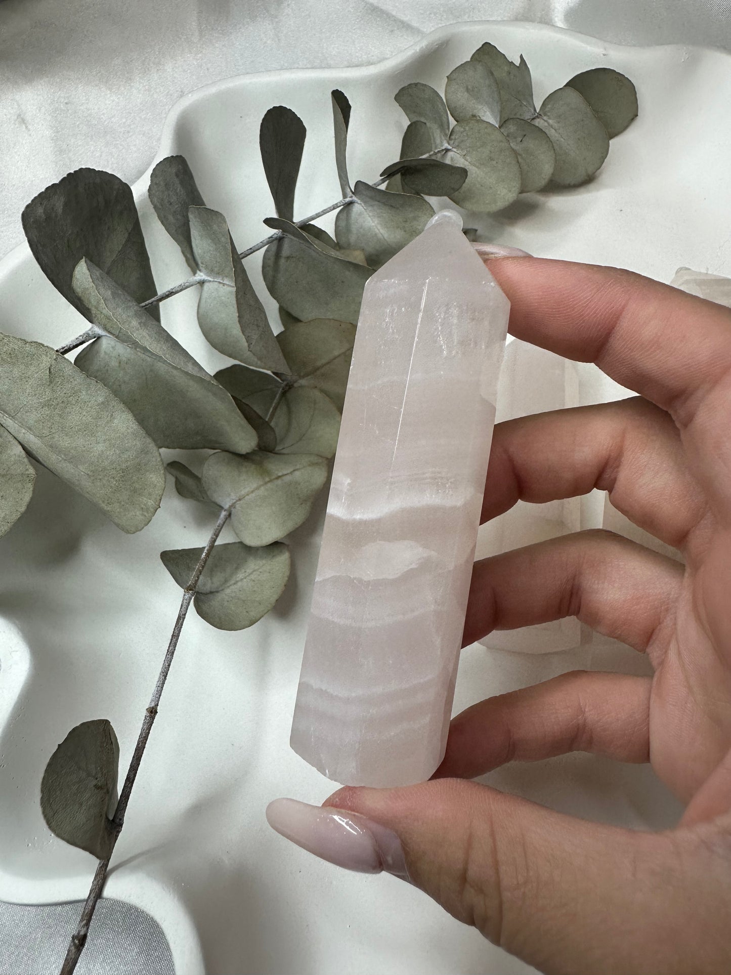 Pink Mangano Calcite Towers
