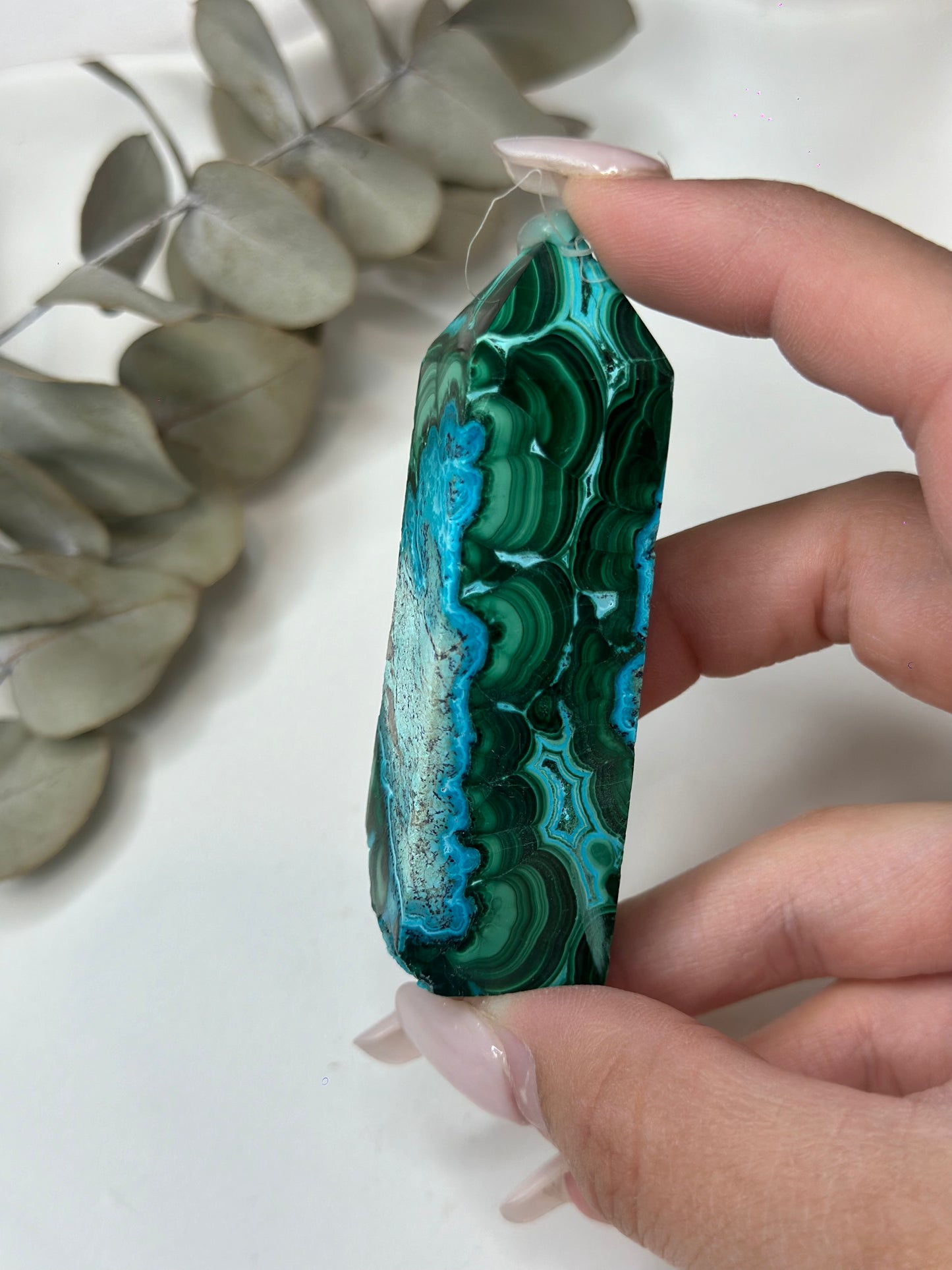 Malachite X Chrysocolla Tower #3