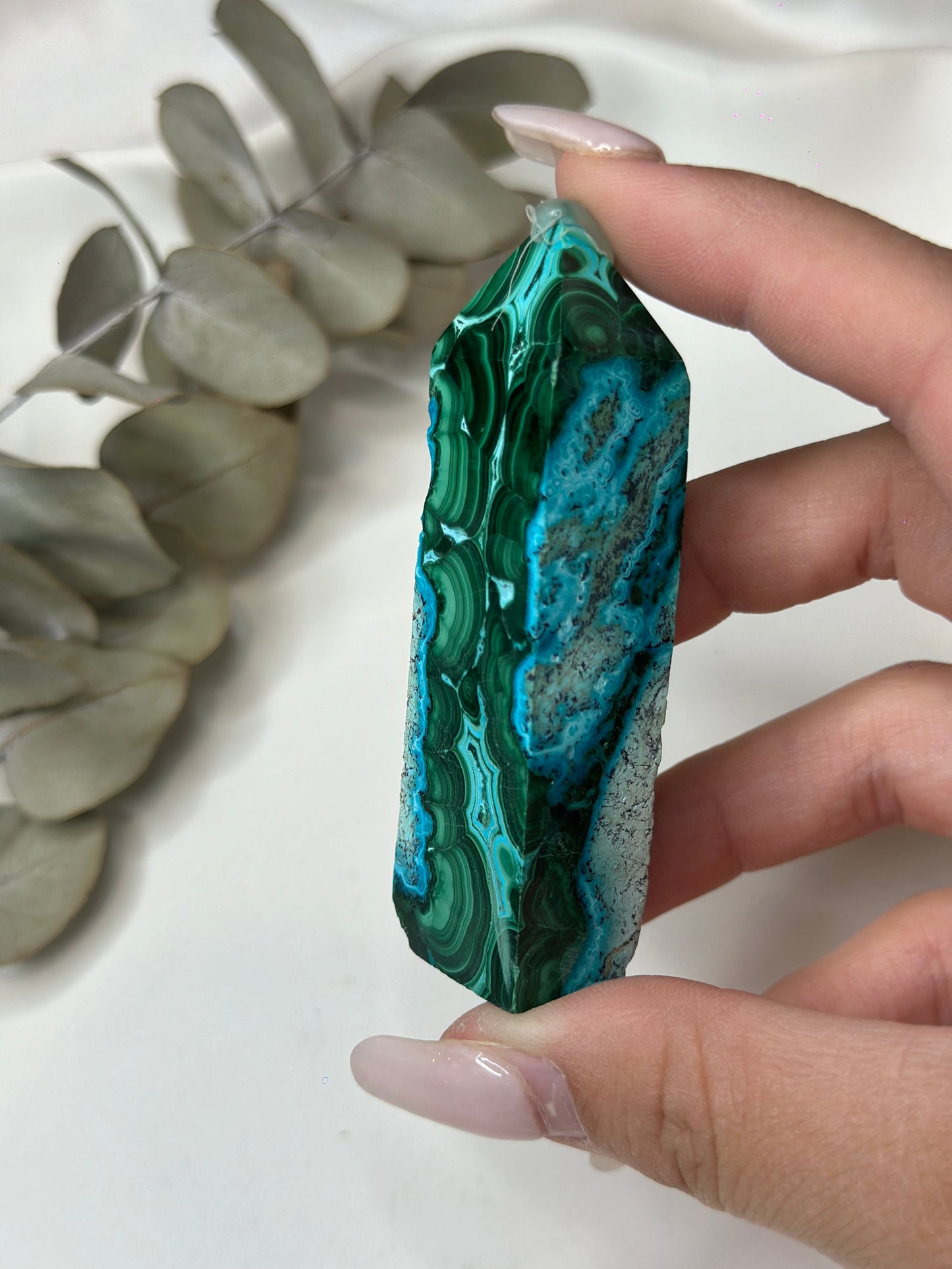 Malachite X Chrysocolla Tower #3