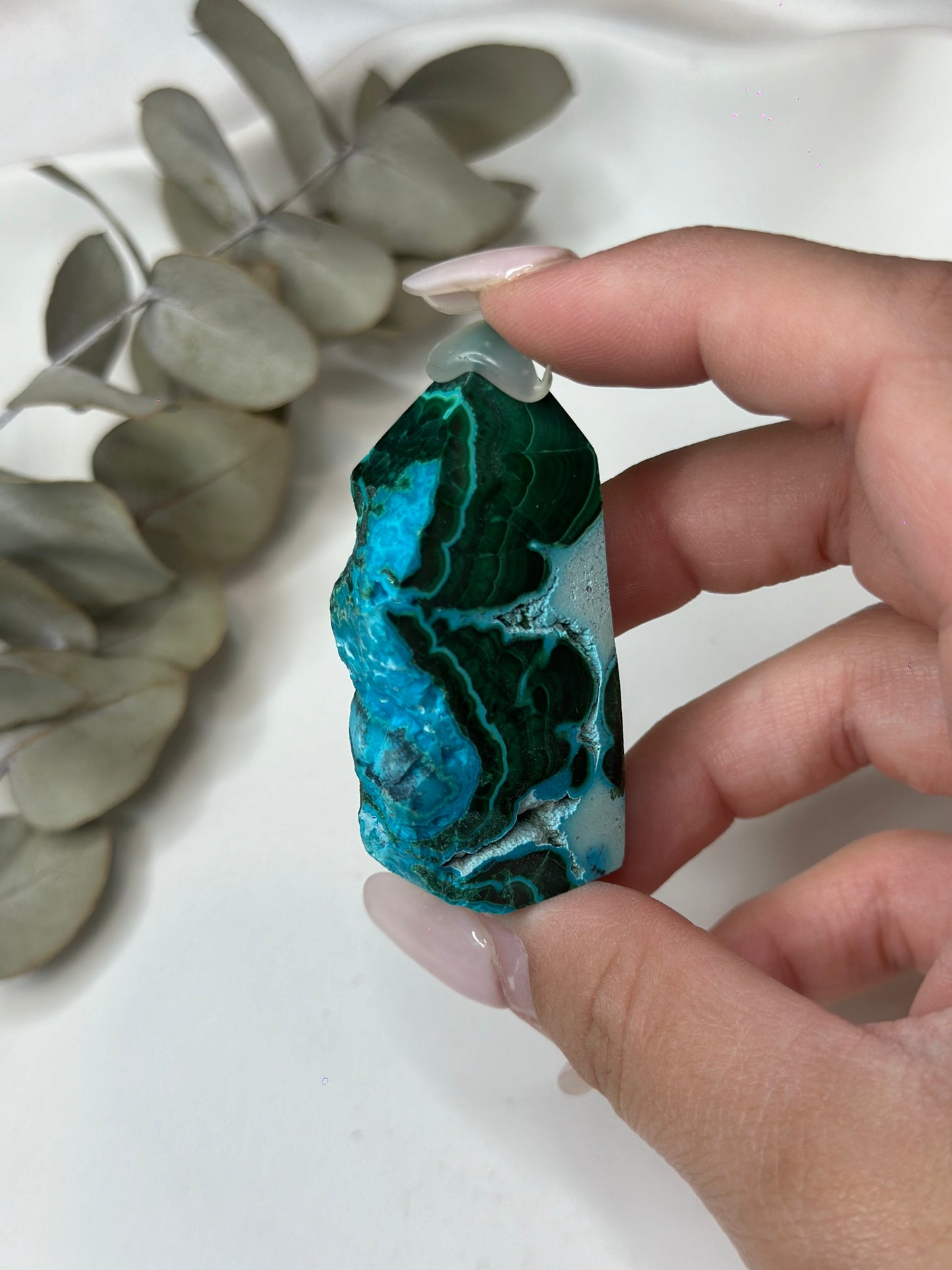 Malachite X Chrysocolla Tower #5