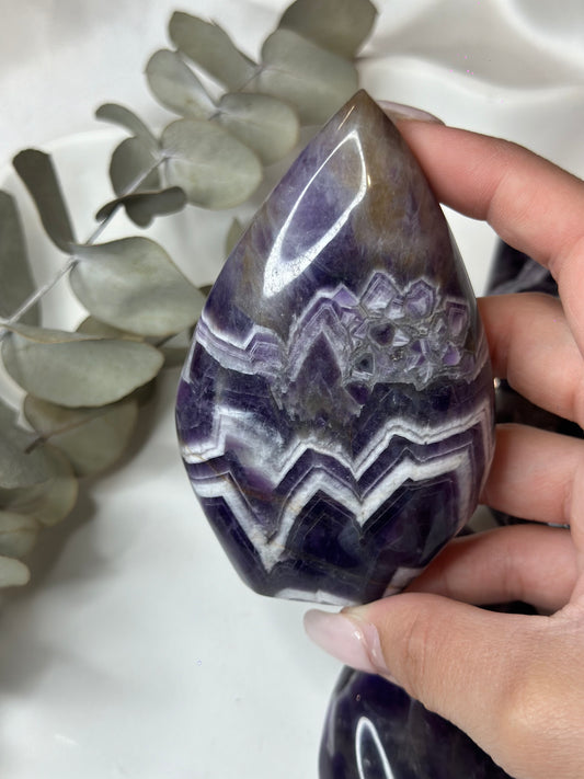 Chevron Amethyst Flame (Choose Your Own)