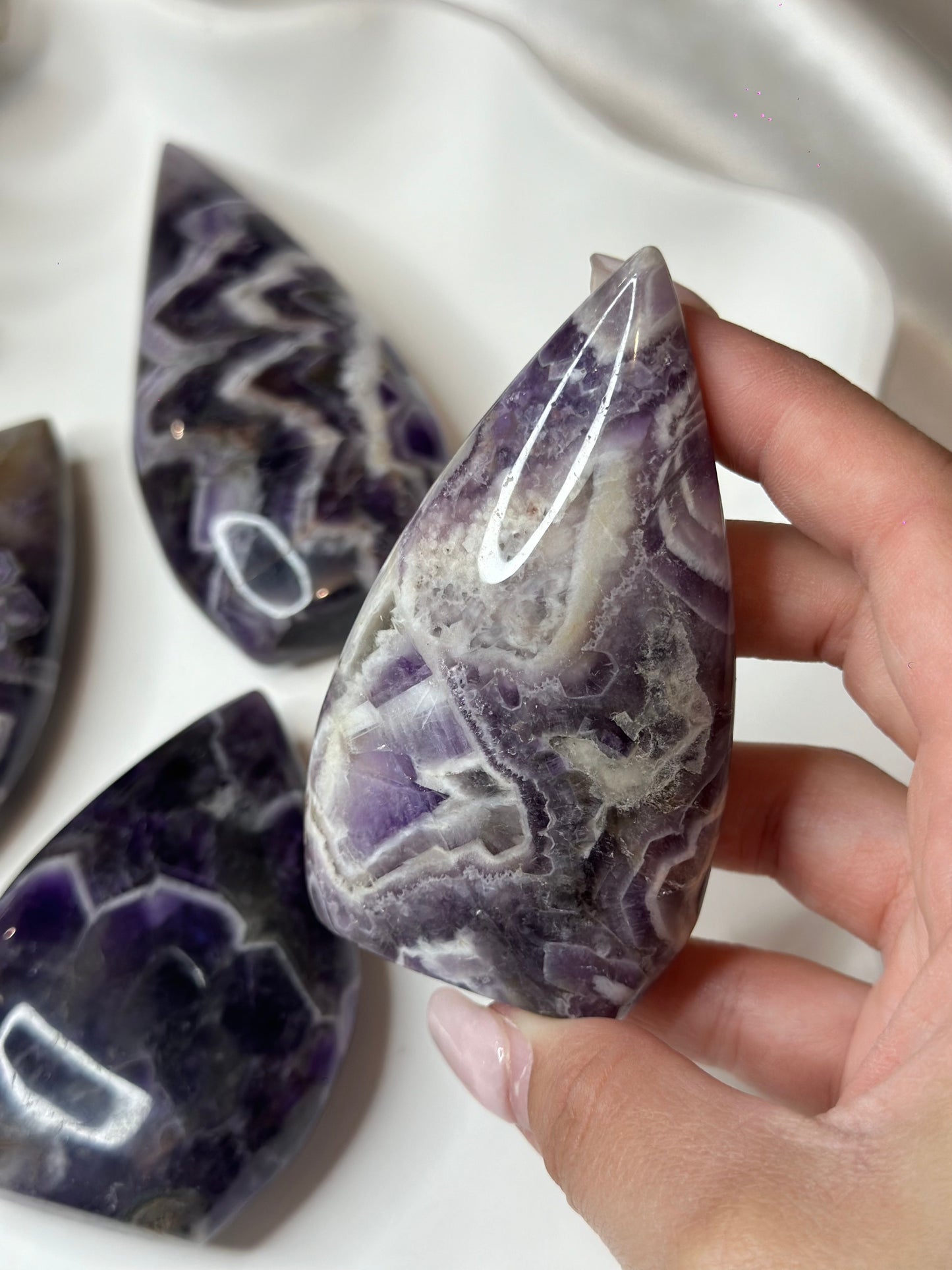 Chevron Amethyst Flame (Choose Your Own)