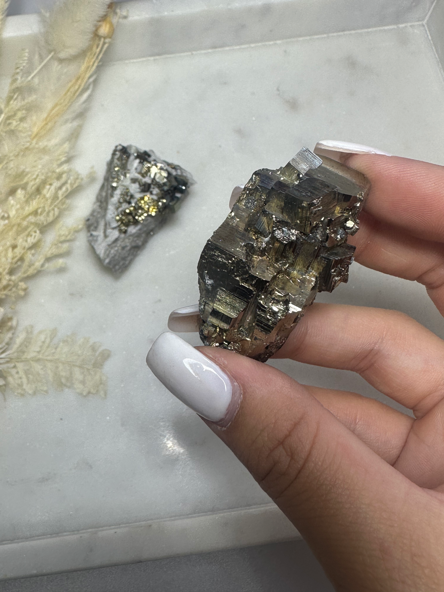 Iridescent Pyrite Cluster (Choose Your Own)