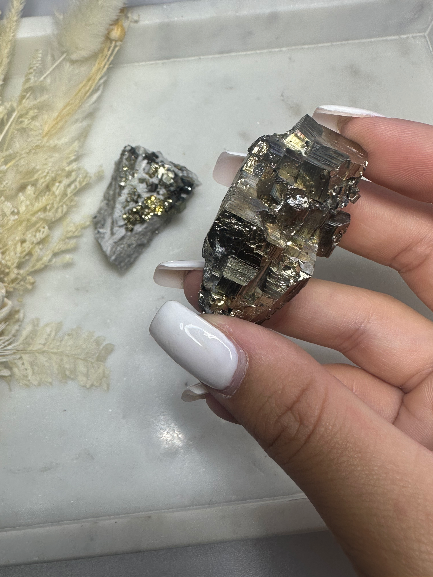 Iridescent Pyrite Cluster (Choose Your Own)