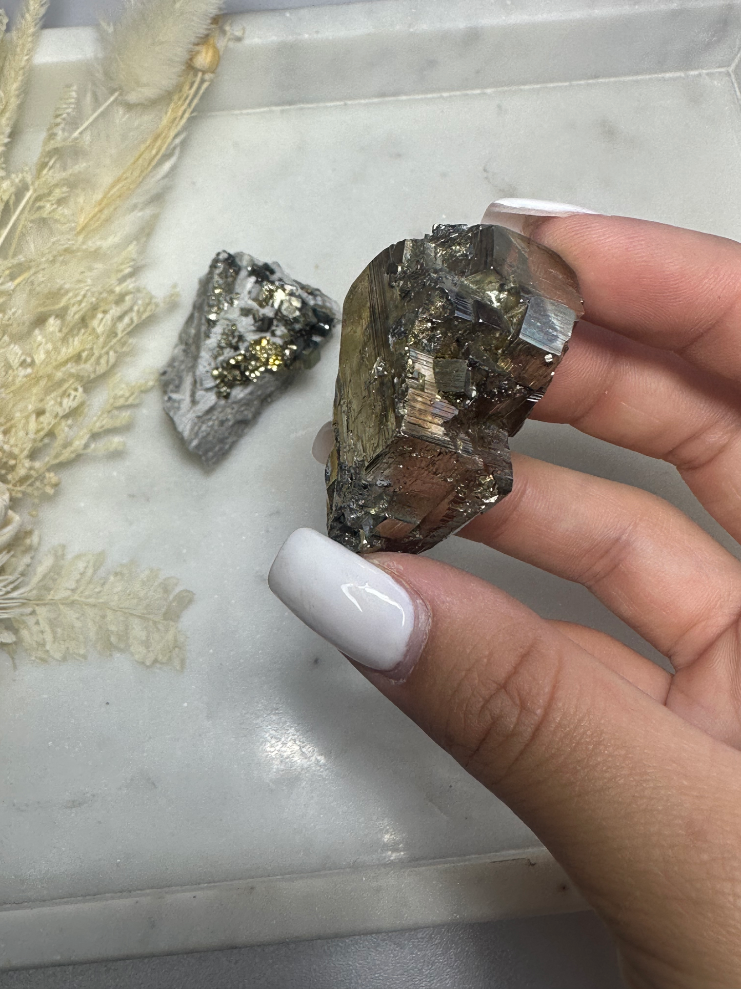 Iridescent Pyrite Cluster (Choose Your Own)