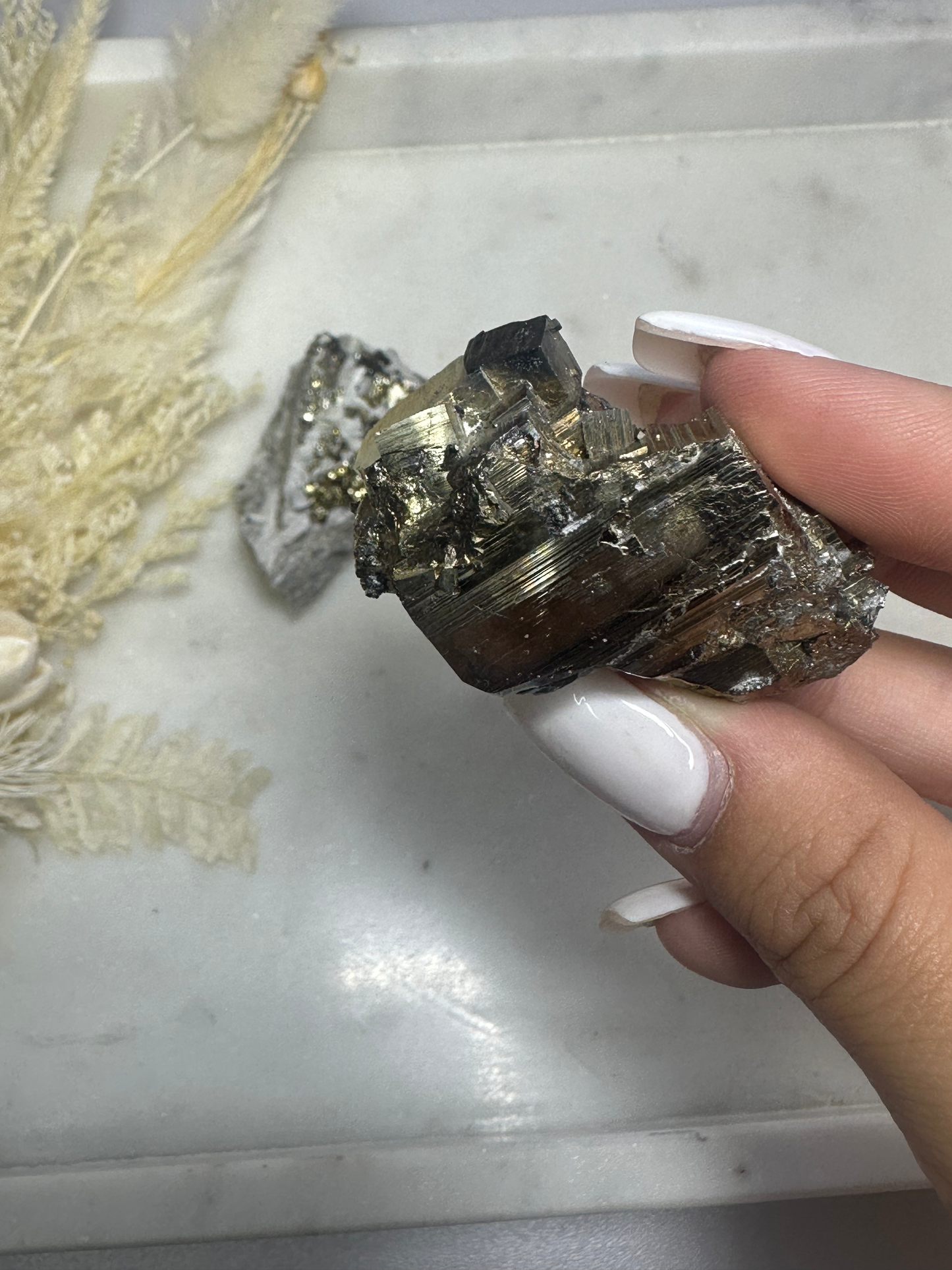 Iridescent Pyrite Cluster (Choose Your Own)