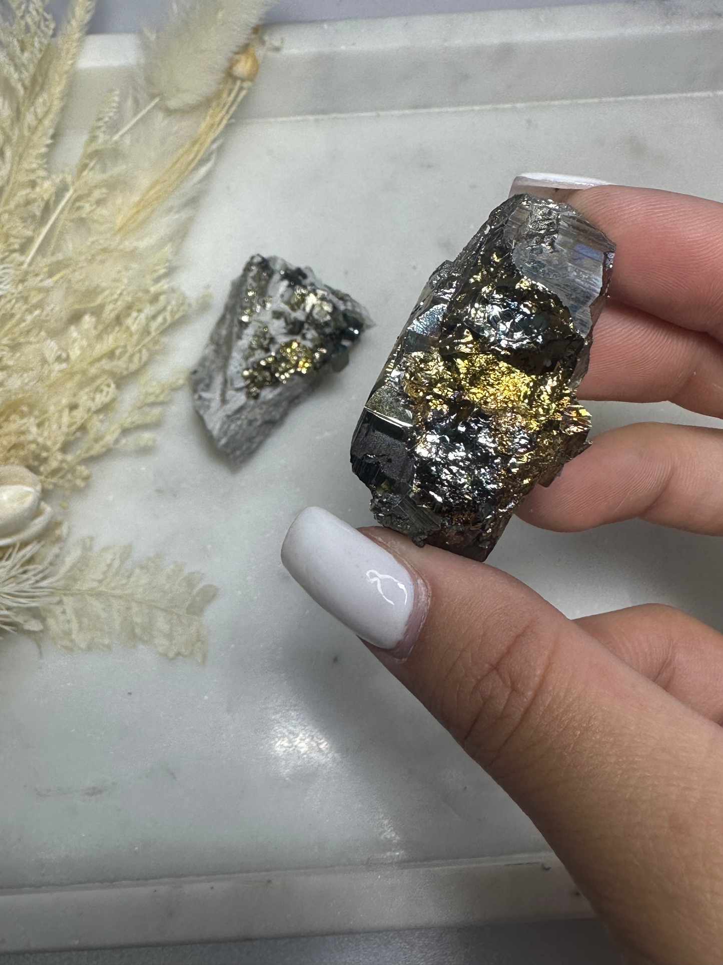 Iridescent Pyrite Cluster (Choose Your Own)