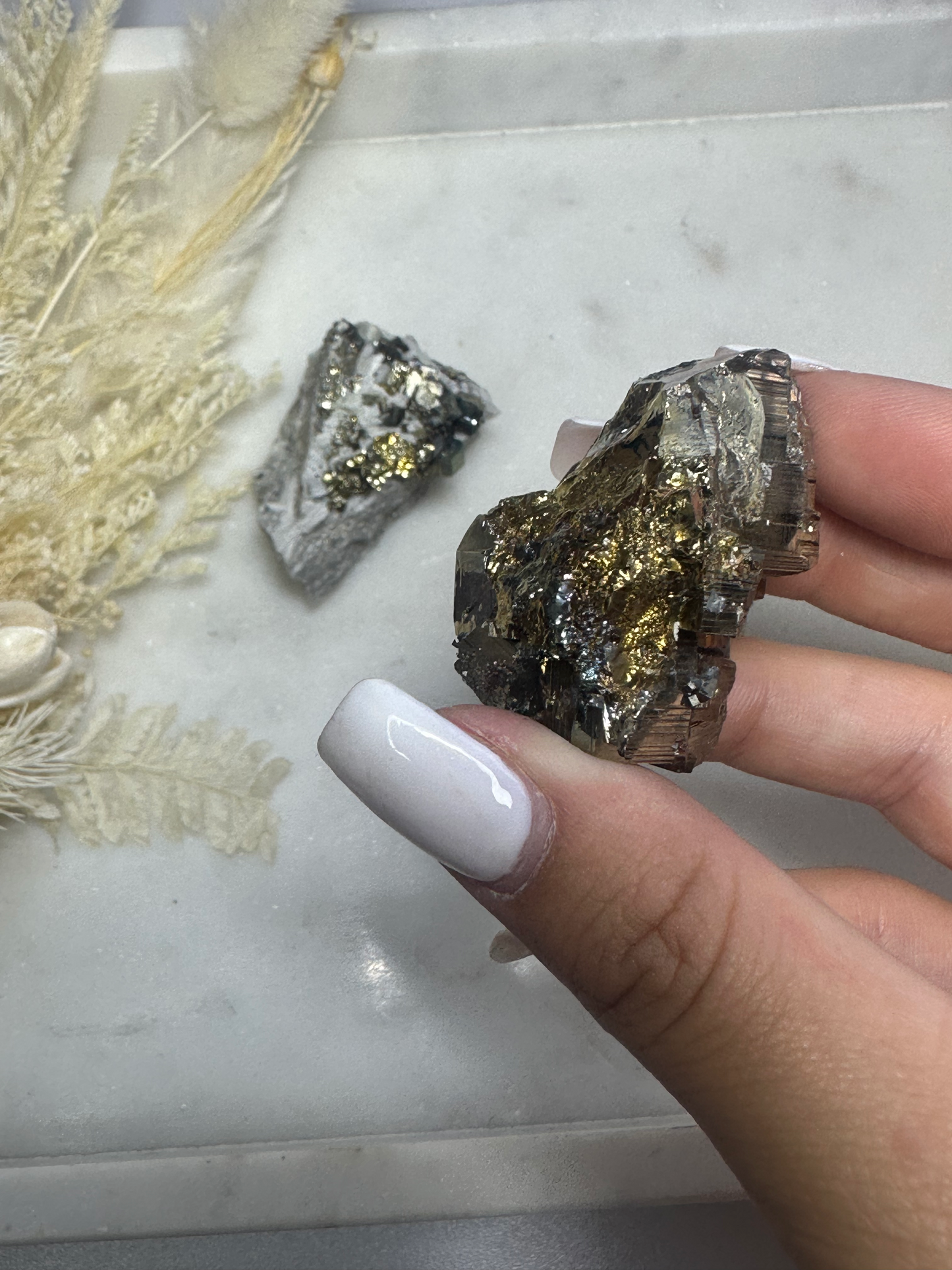 Iridescent Pyrite Cluster (Choose Your Own)