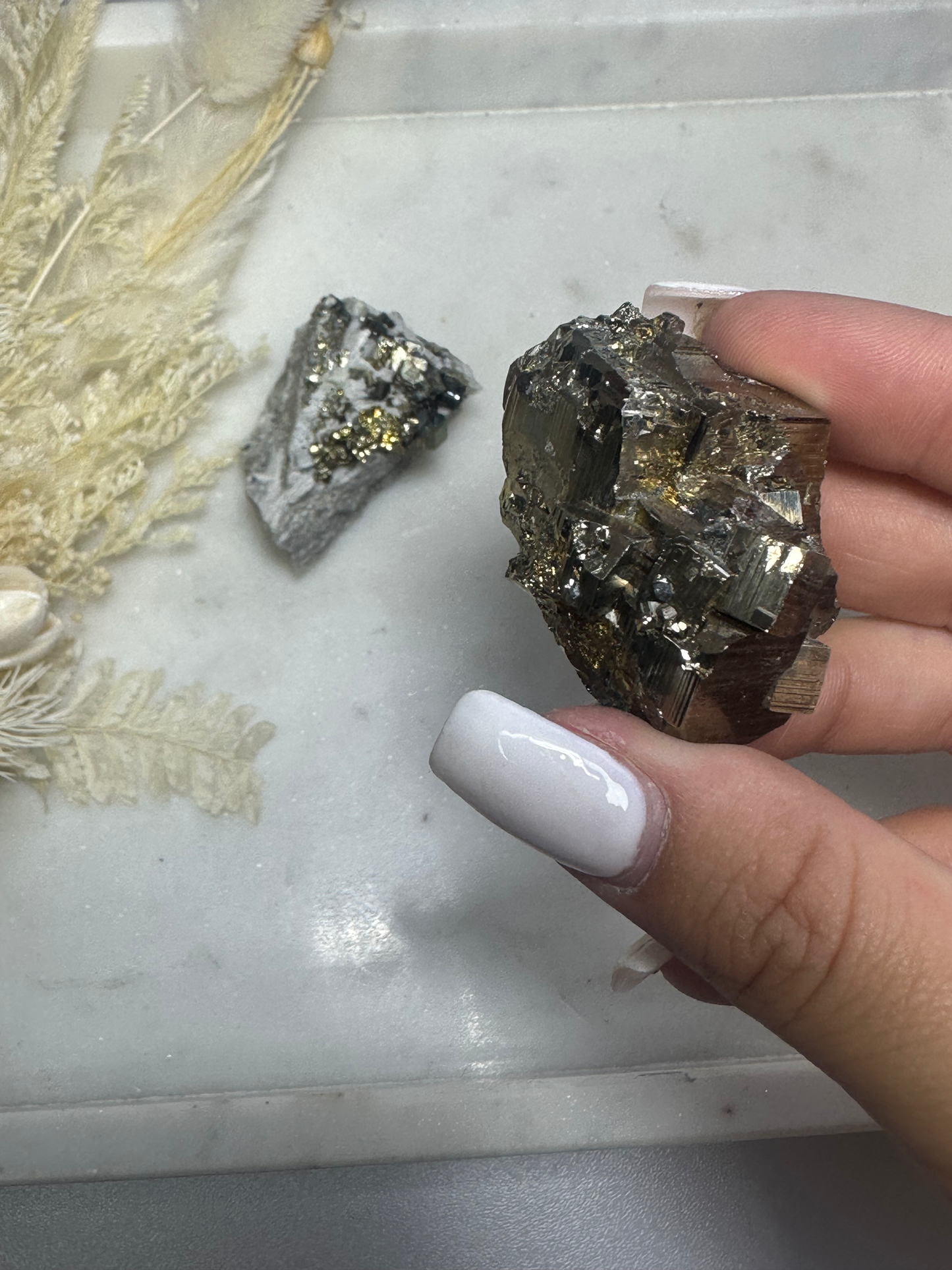 Iridescent Pyrite Cluster (Choose Your Own)