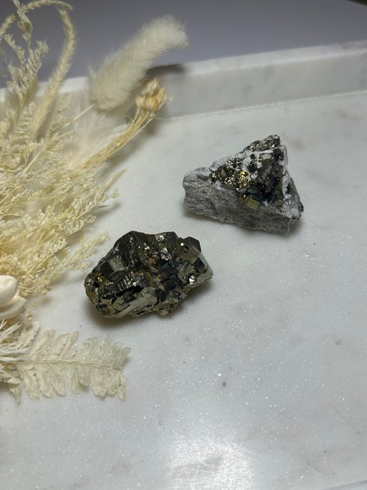 Iridescent Pyrite Cluster (Choose Your Own)