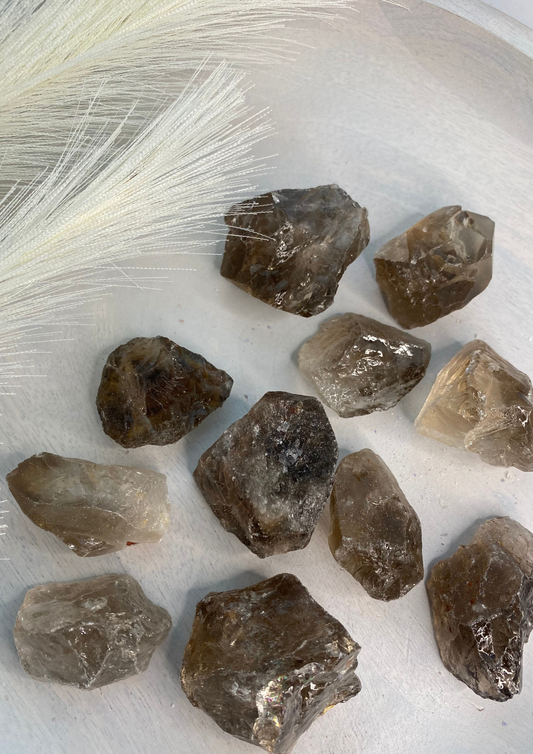 Smoky Quartz Raw Chunks Small