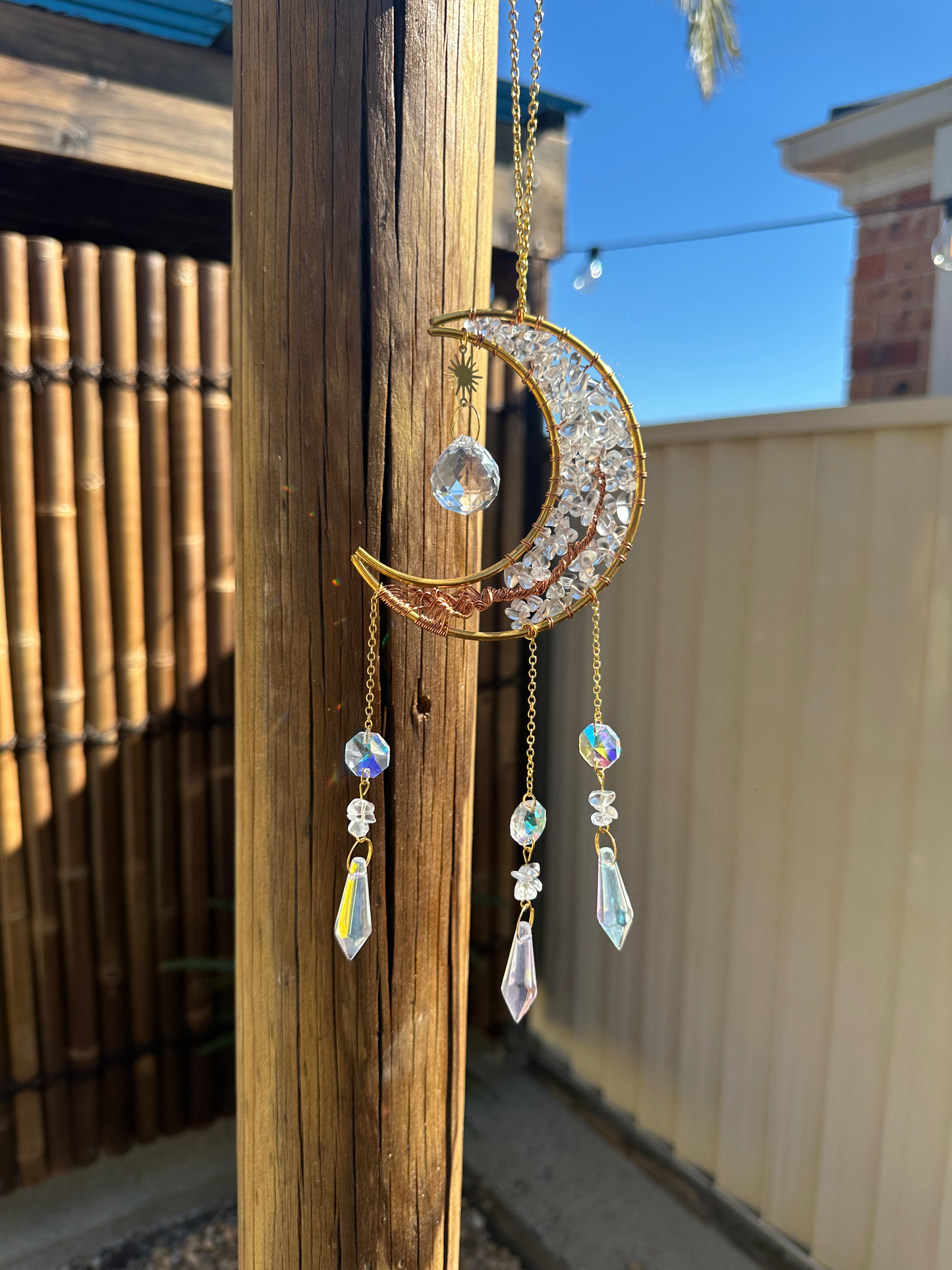 Sun Catchers (Amethyst & Clear Quartz)