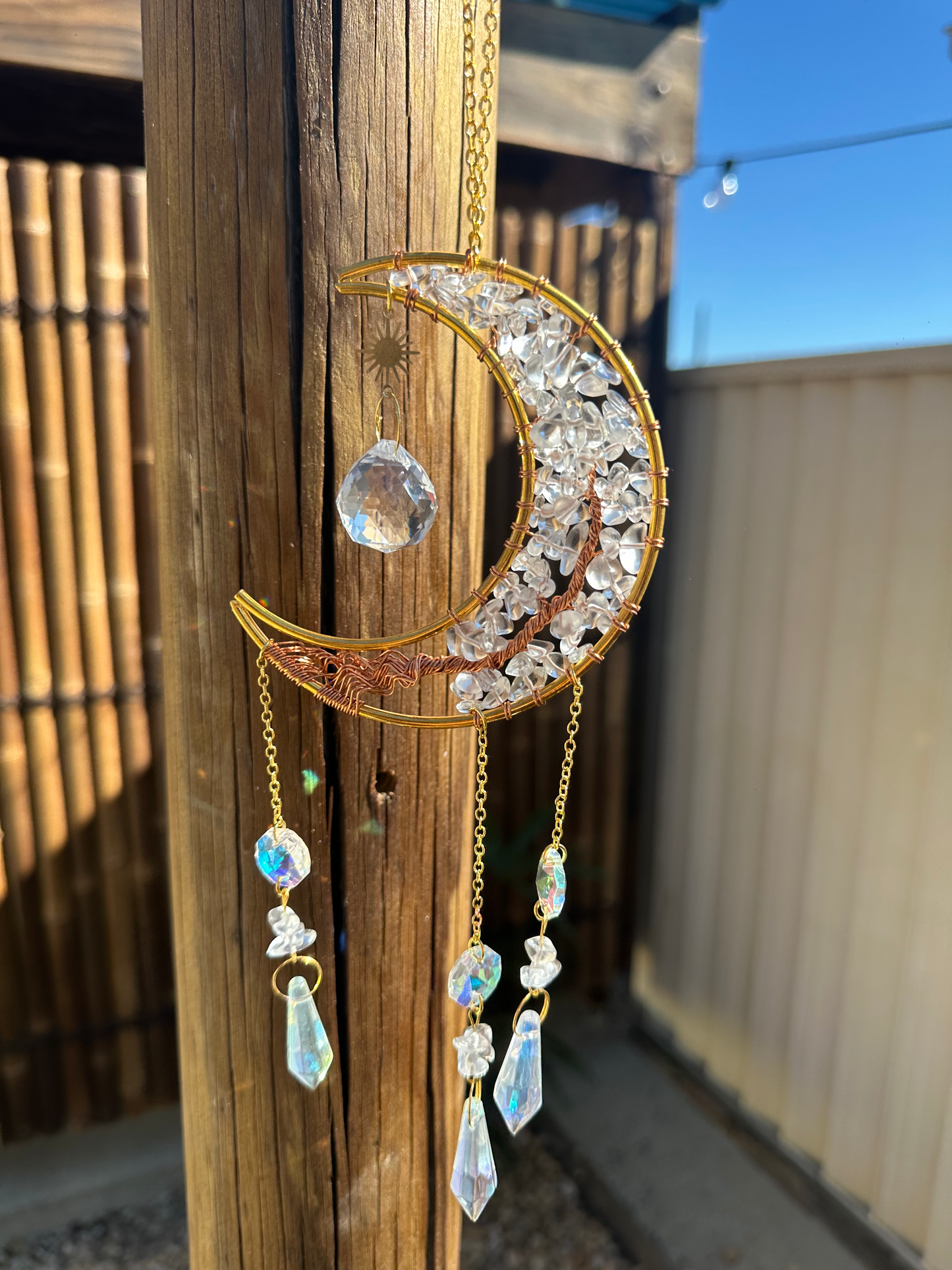 Sun Catchers (Amethyst & Clear Quartz)
