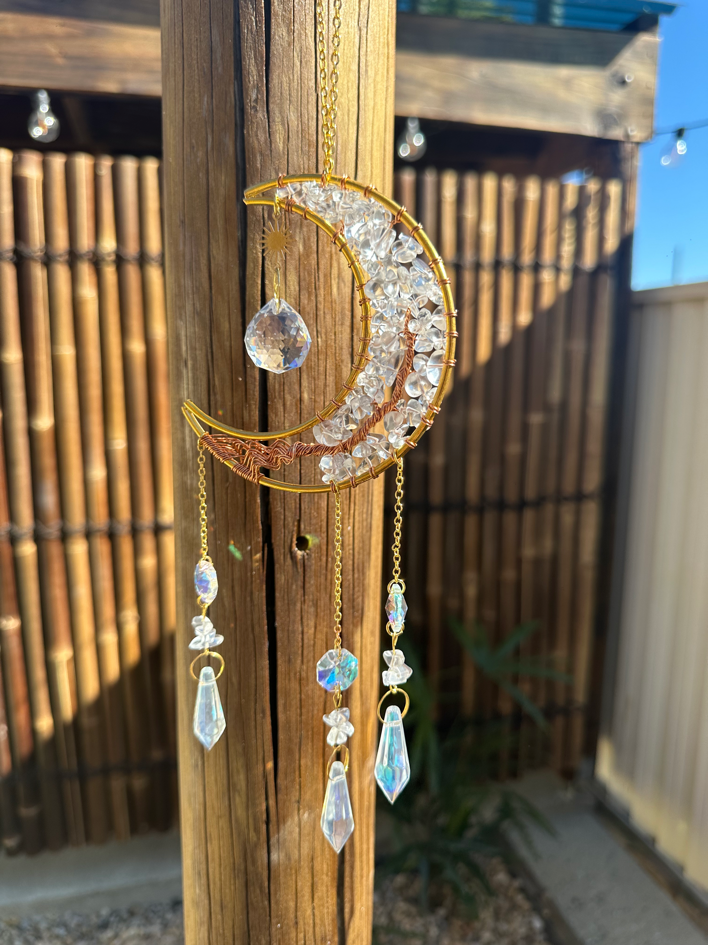 Sun Catchers (Amethyst & Clear Quartz)