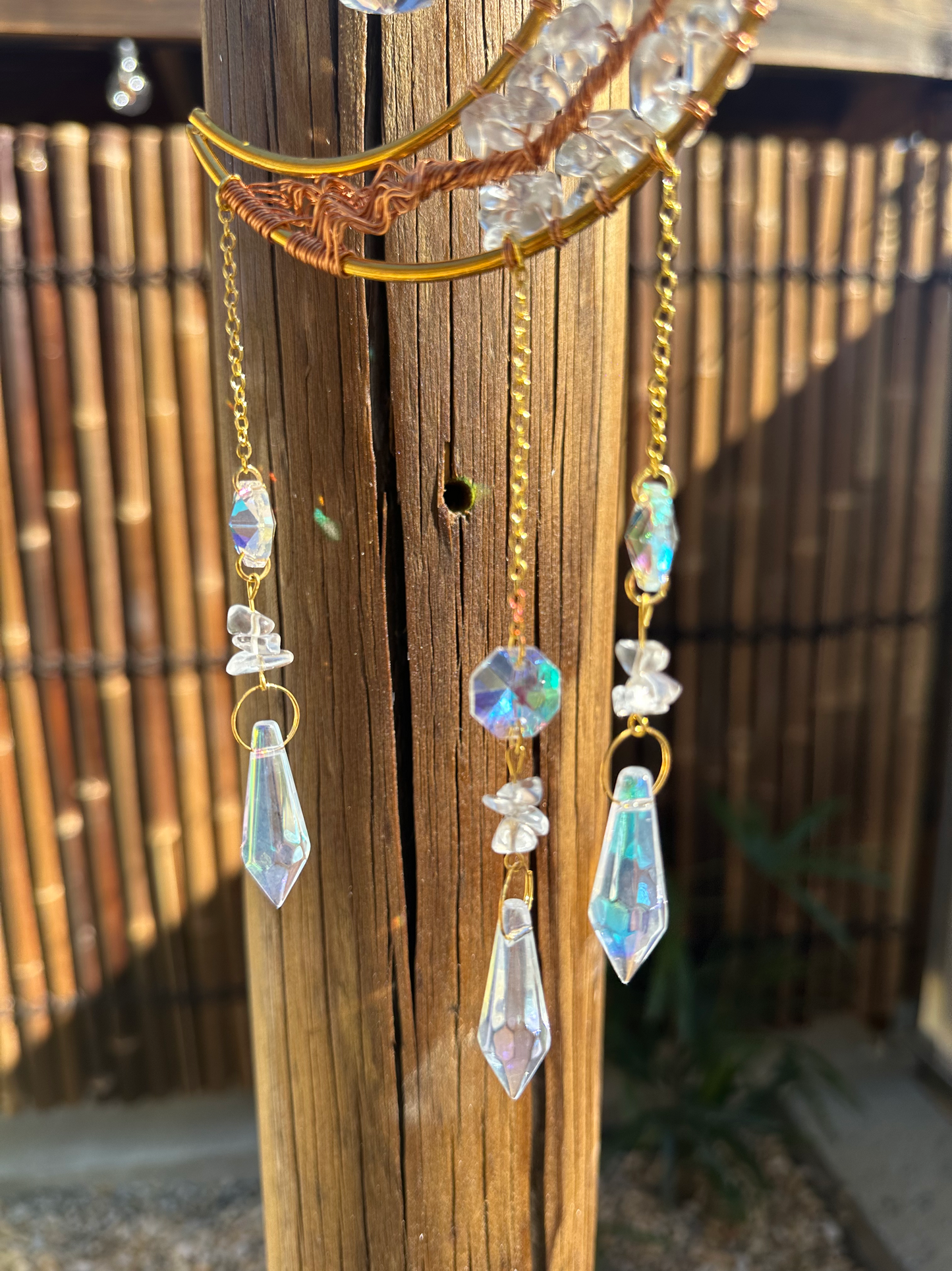 Sun Catchers (Amethyst & Clear Quartz)