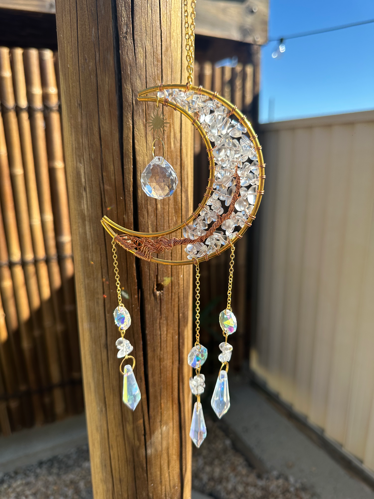 Sun Catchers (Amethyst & Clear Quartz)