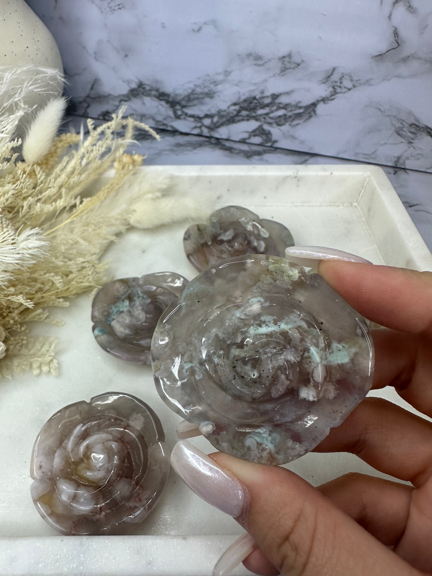 Flower Agate Flowers (Choose Your Own)