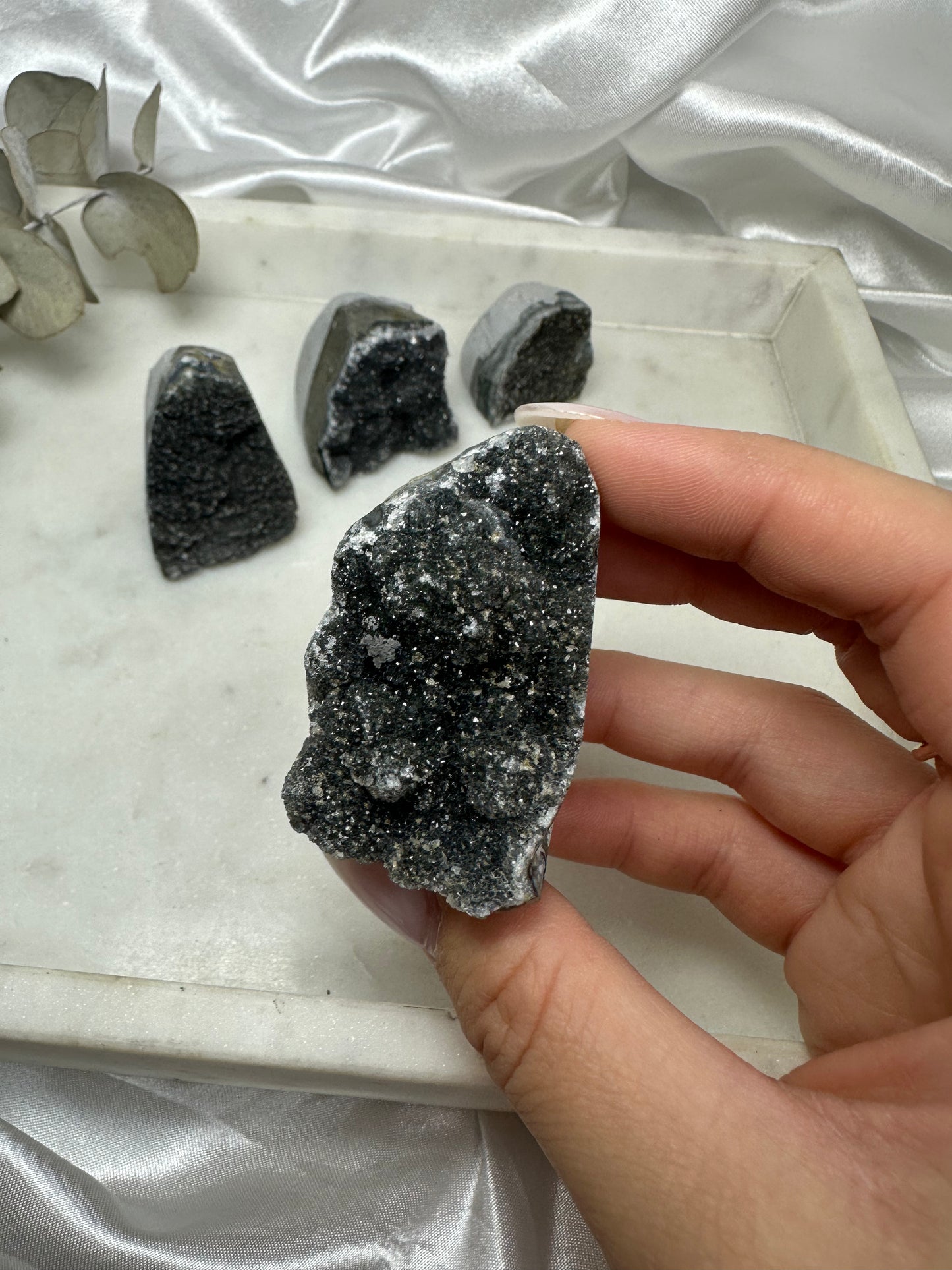 Black Amethyst Freeform Clusters (Choose Your Own)