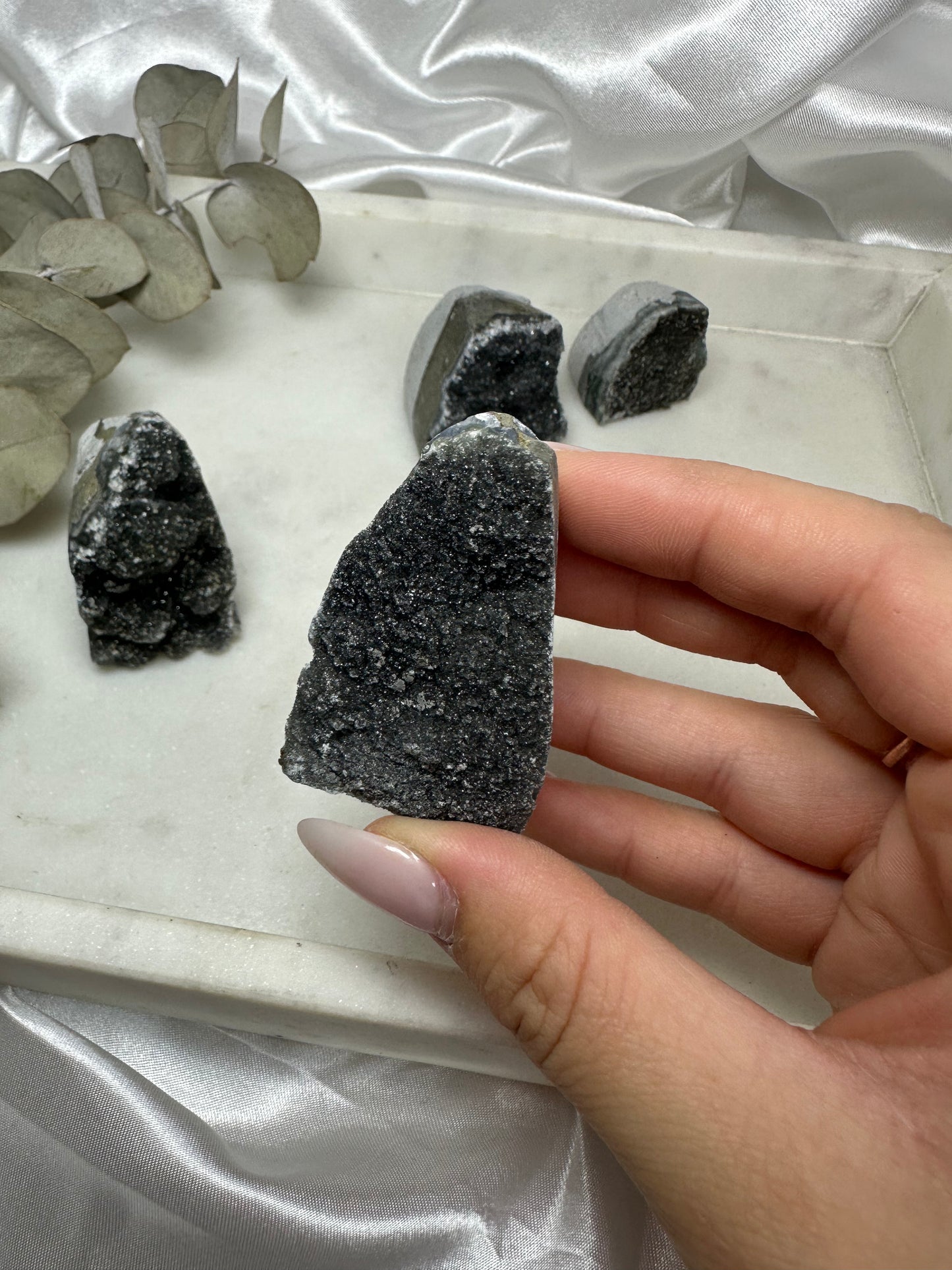 Black Amethyst Freeform Clusters (Choose Your Own)