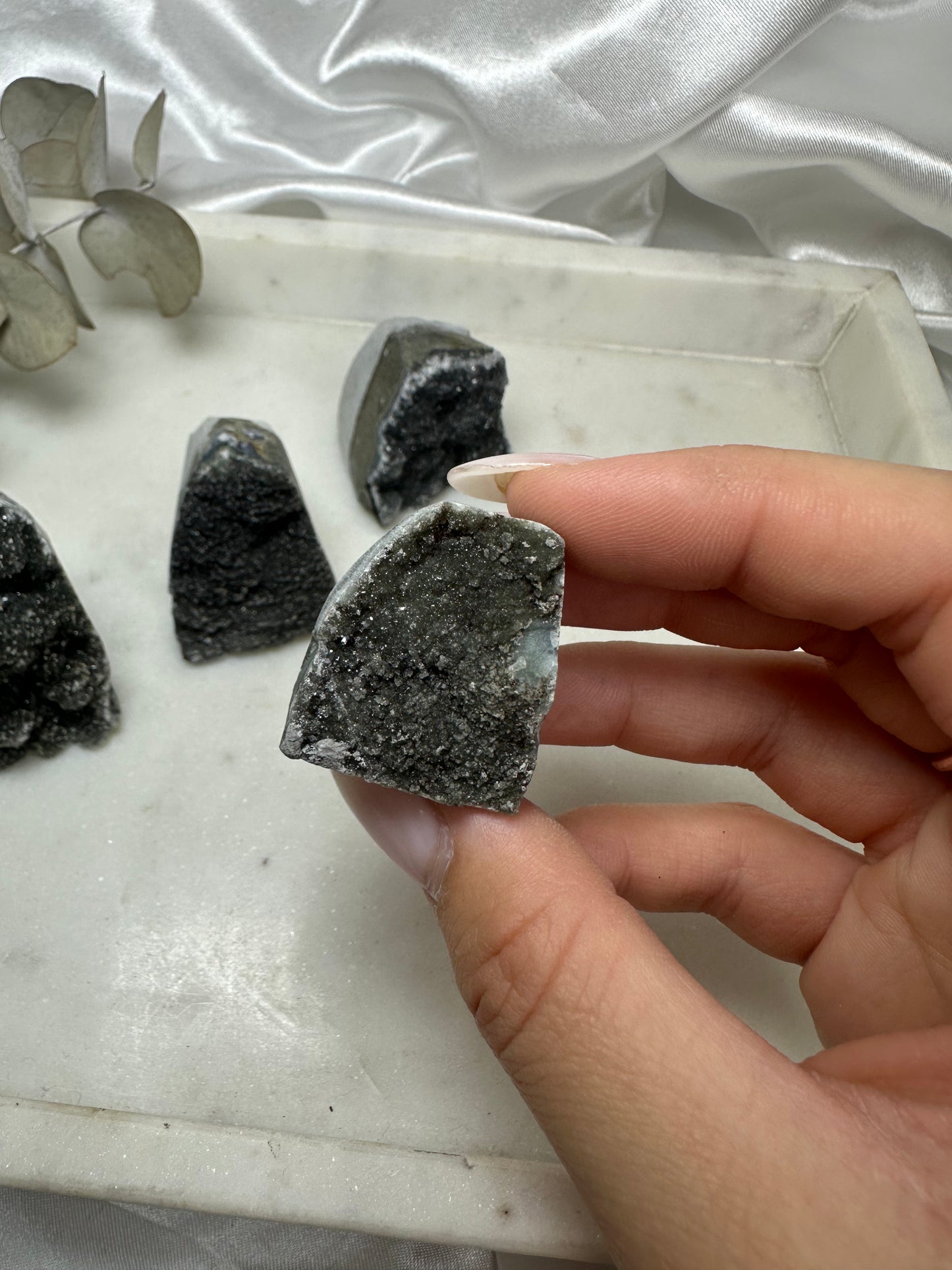 Black Amethyst Freeform Clusters (Choose Your Own)