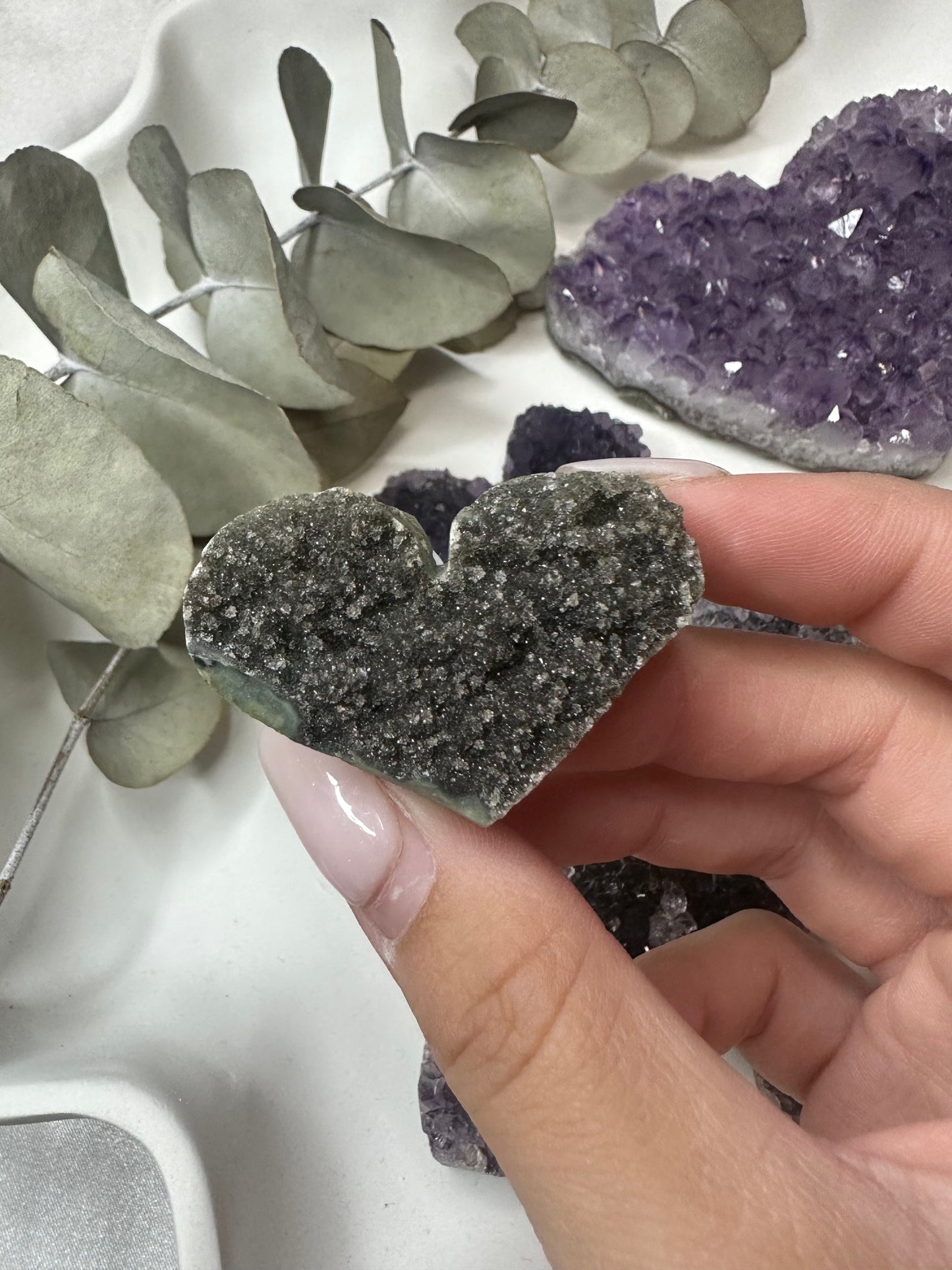 Amethyst Heart Clusters (Choose Your Own)