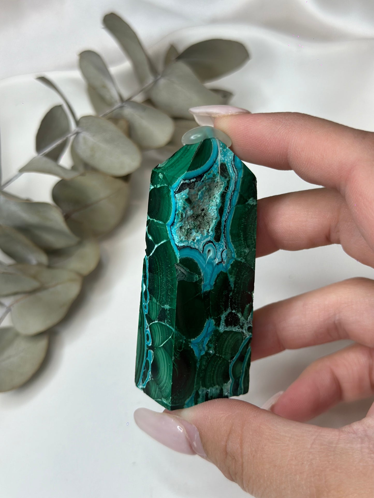 Malachite X Chrysocolla Tower #2