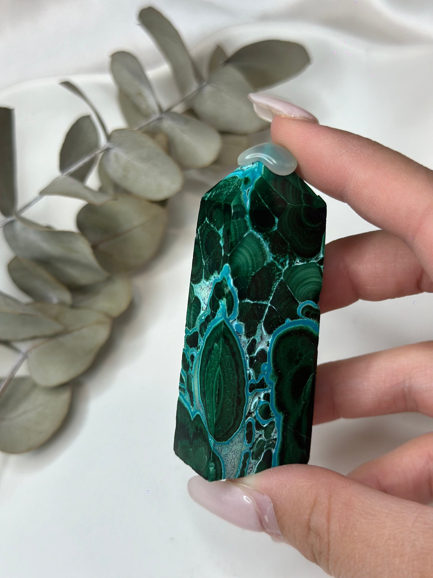 Malachite X Chrysocolla Tower #2