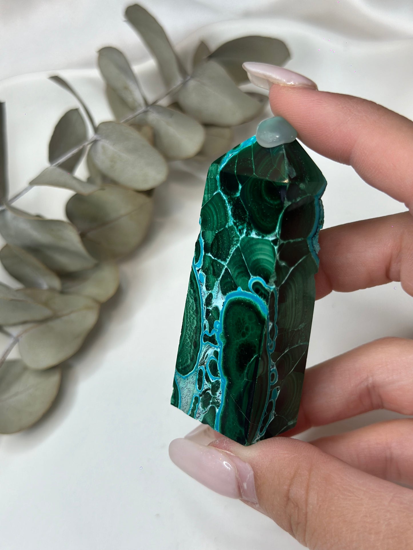 Malachite X Chrysocolla Tower #2