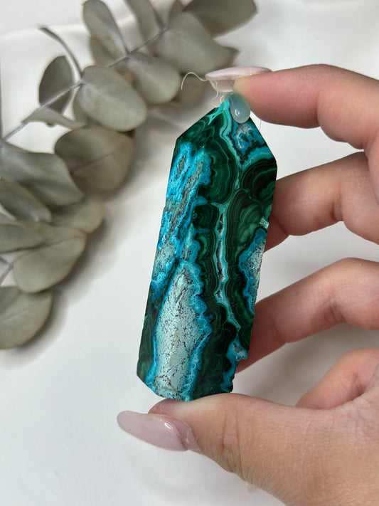 Malachite X Chrysocolla Tower #3