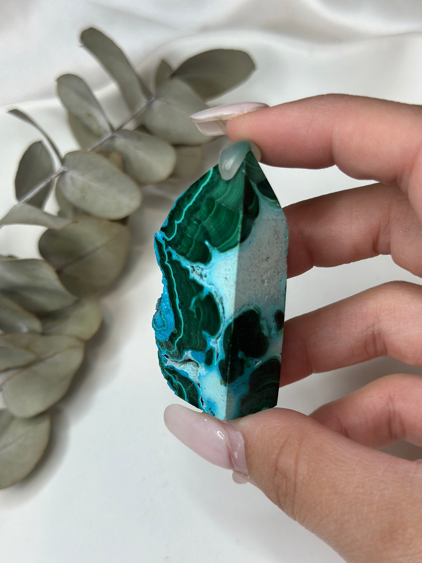 Malachite X Chrysocolla Tower #5