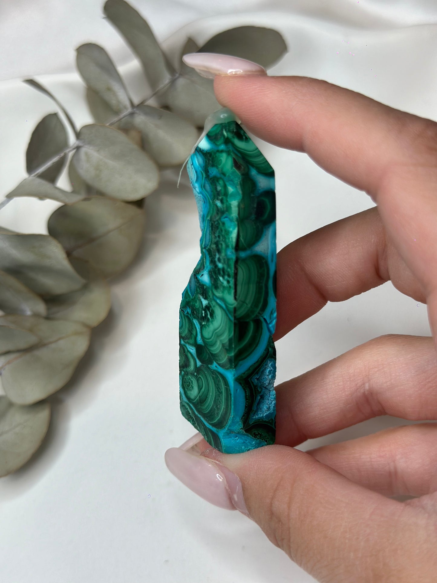 Malachite X Chrysocolla Tower #6