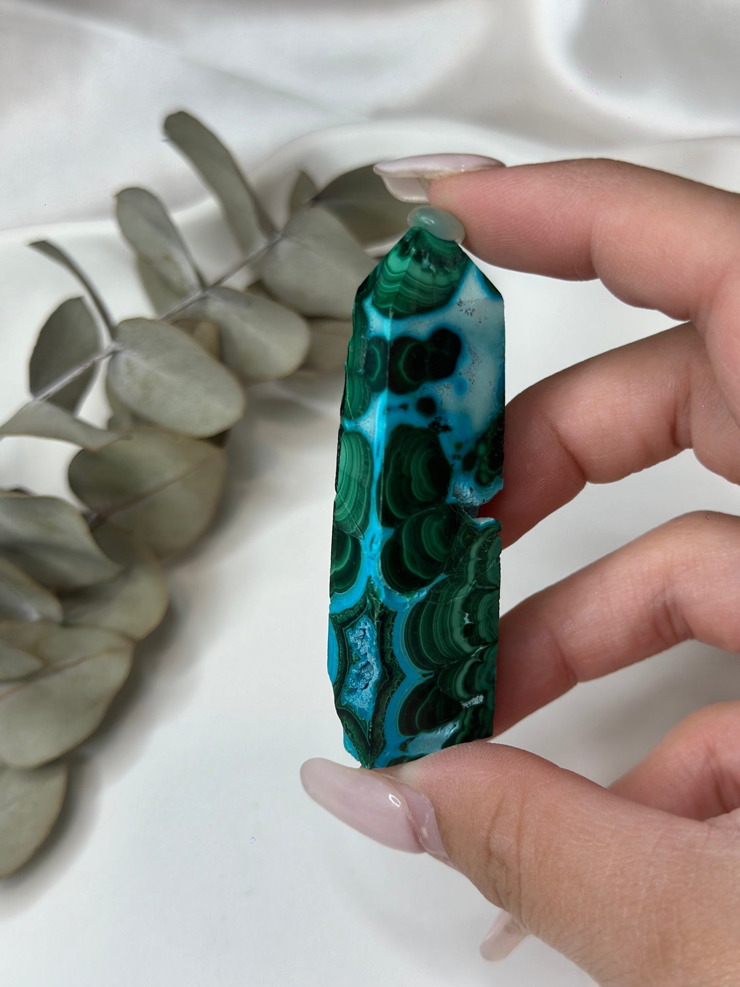 Malachite X Chrysocolla Tower #6