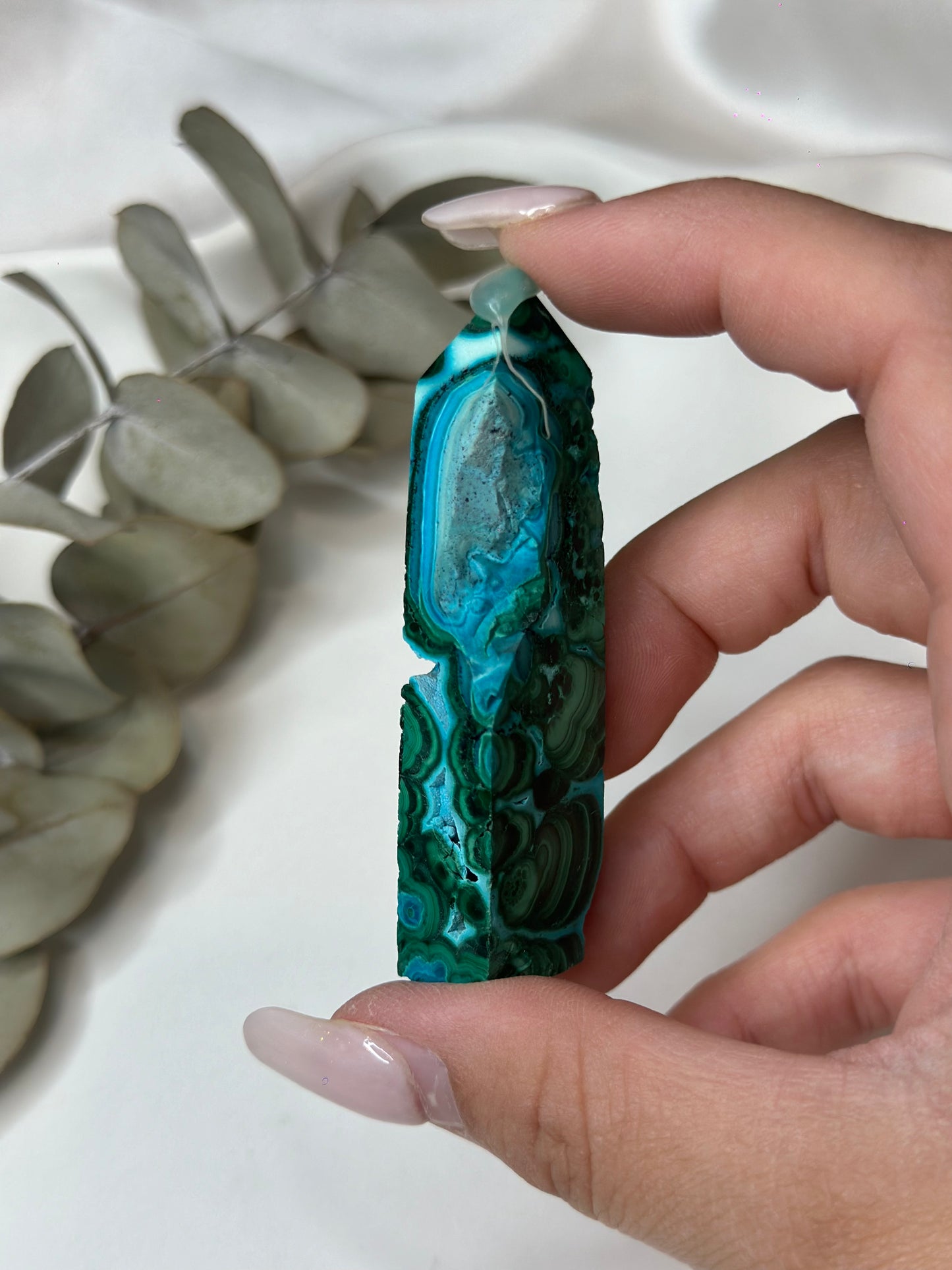 Malachite X Chrysocolla Tower #6