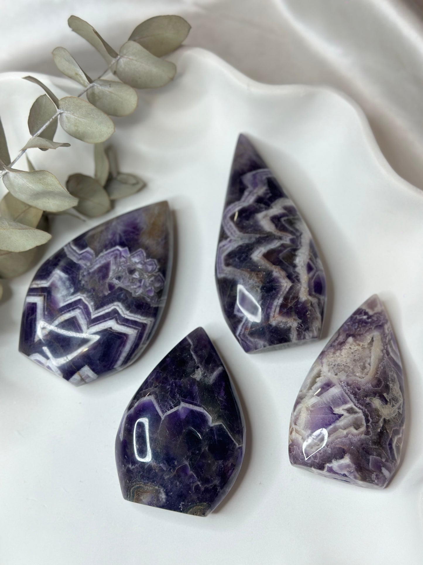 Chevron Amethyst Flame (Choose YOur Own)