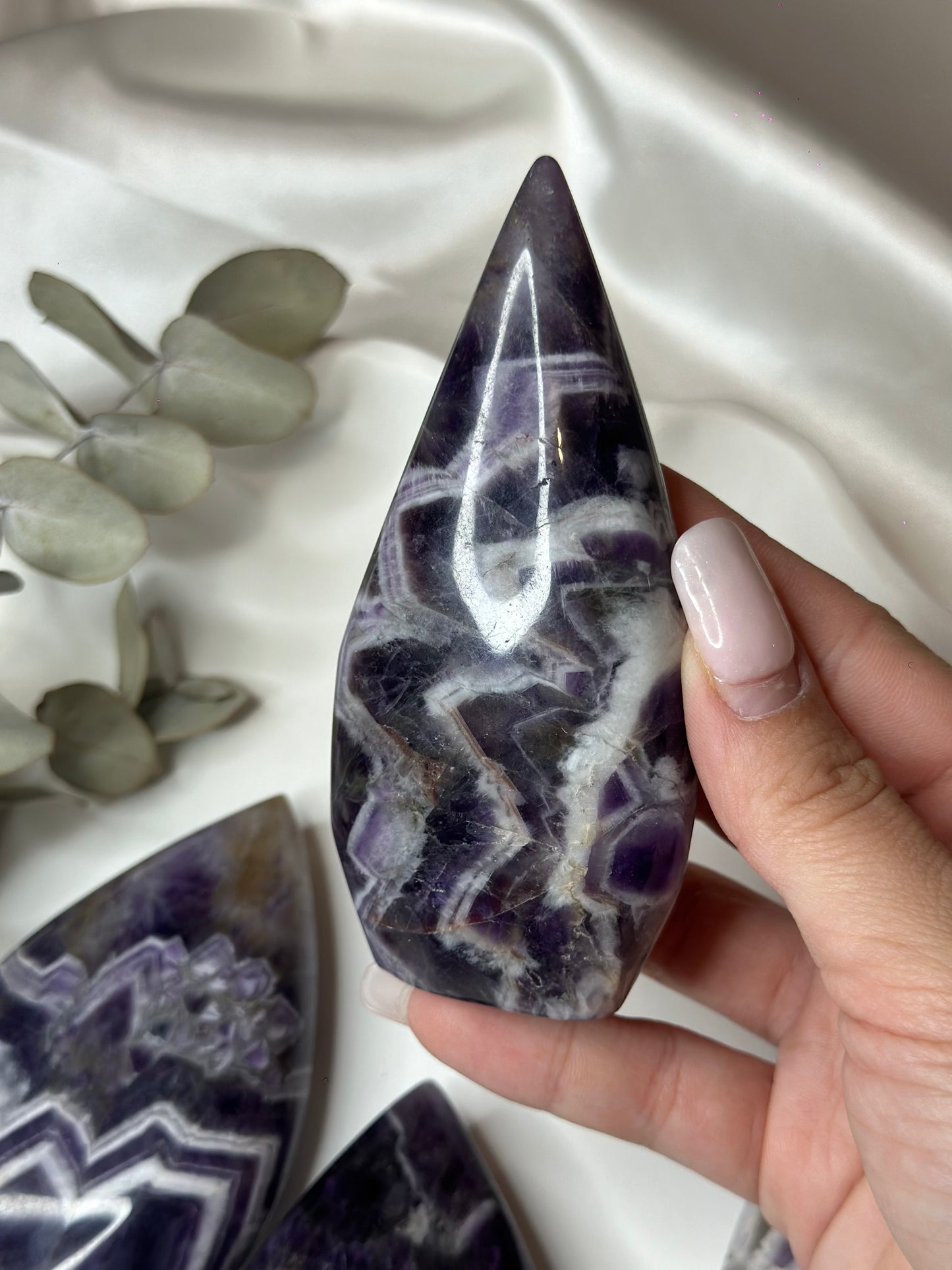 Chevron Amethyst Flame (Choose YOur Own)