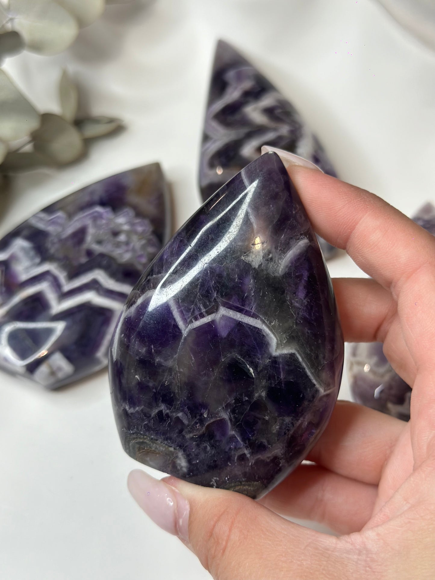 Chevron Amethyst Flame (Choose YOur Own)