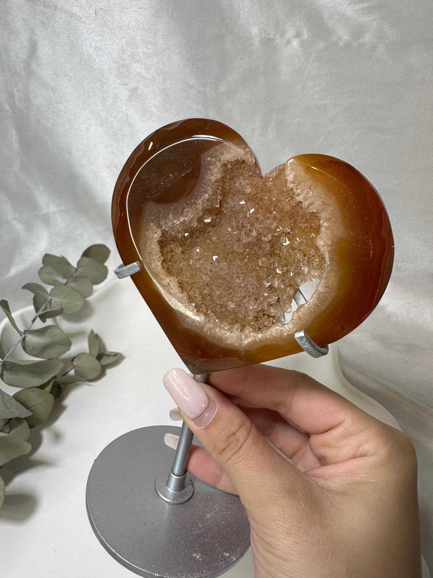 Carnelian Heart on a Stand #4