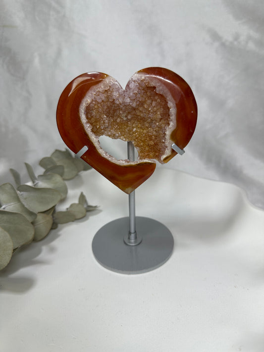 Carnelian Heart on a Stand #3