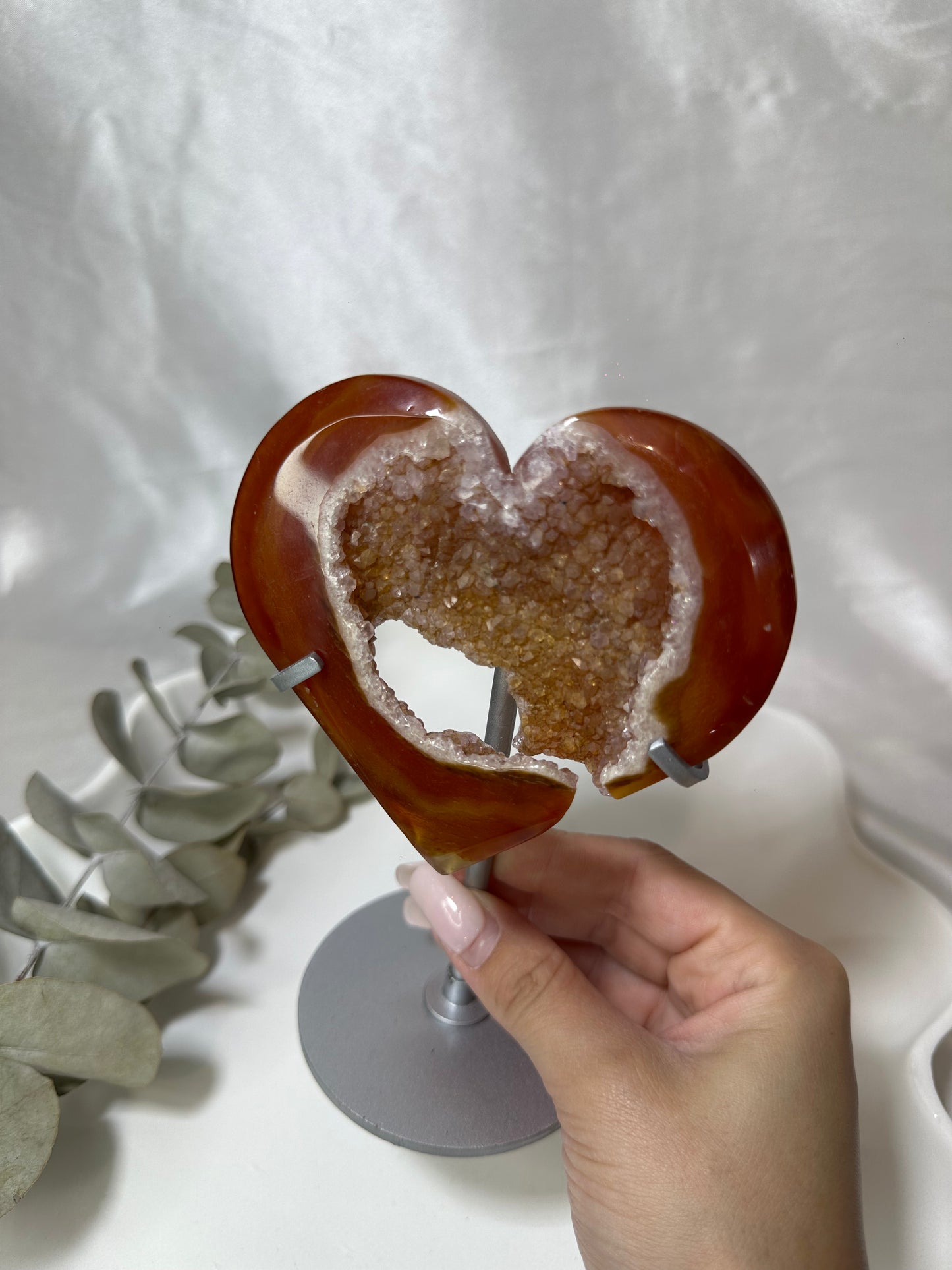 Carnelian Heart on a Stand #3