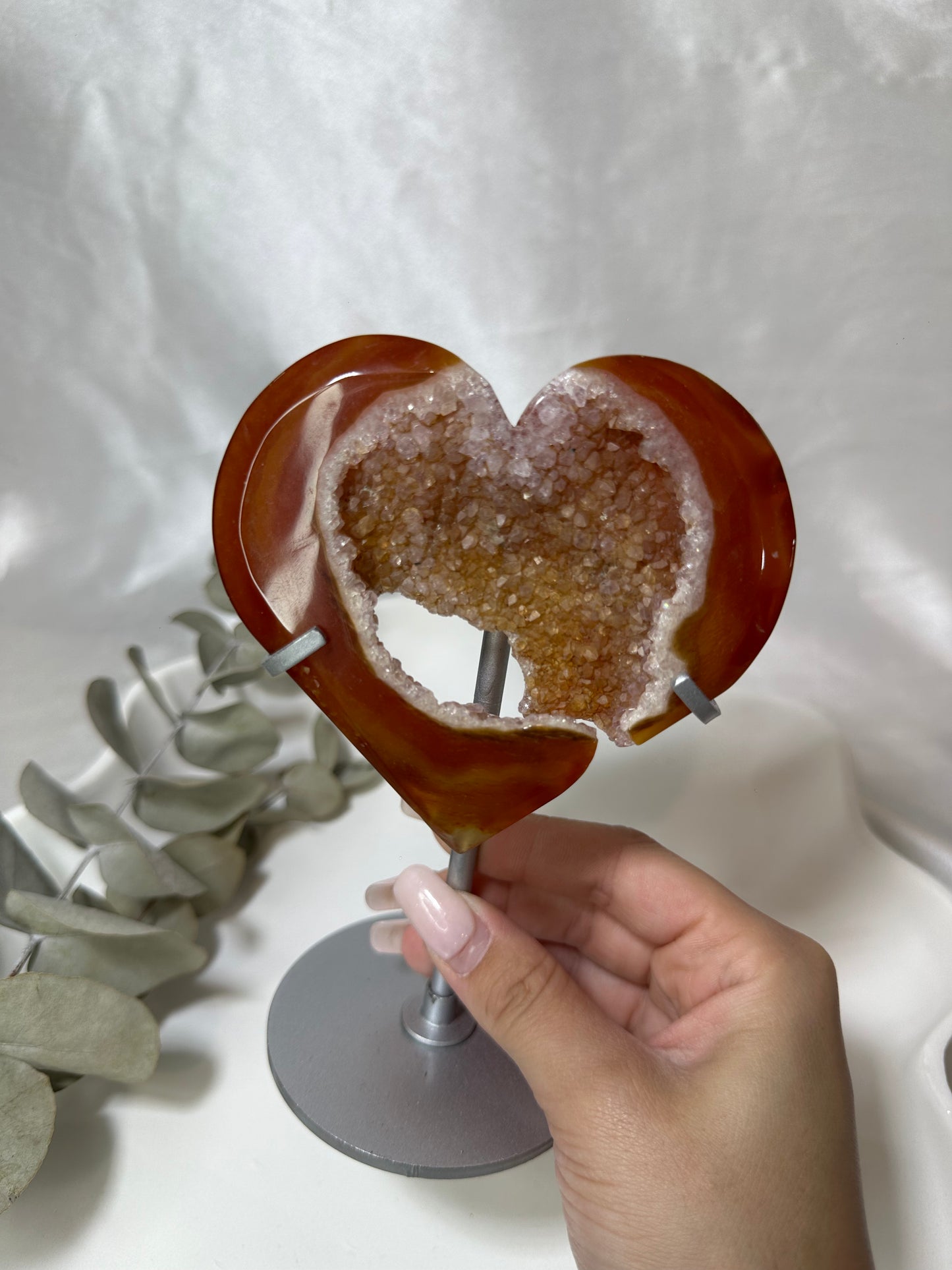 Carnelian Heart on a Stand #3