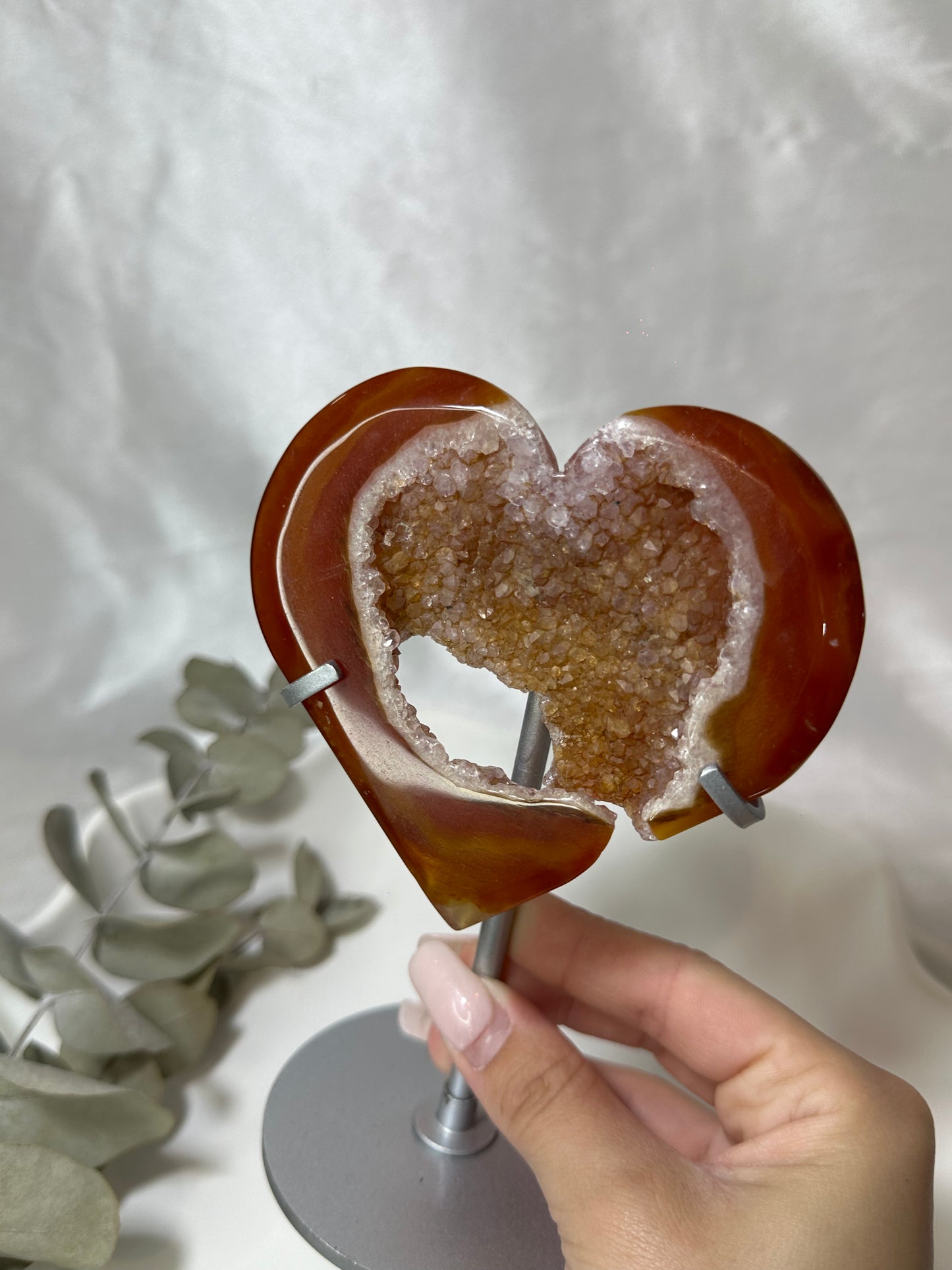 Carnelian Heart on a Stand #3