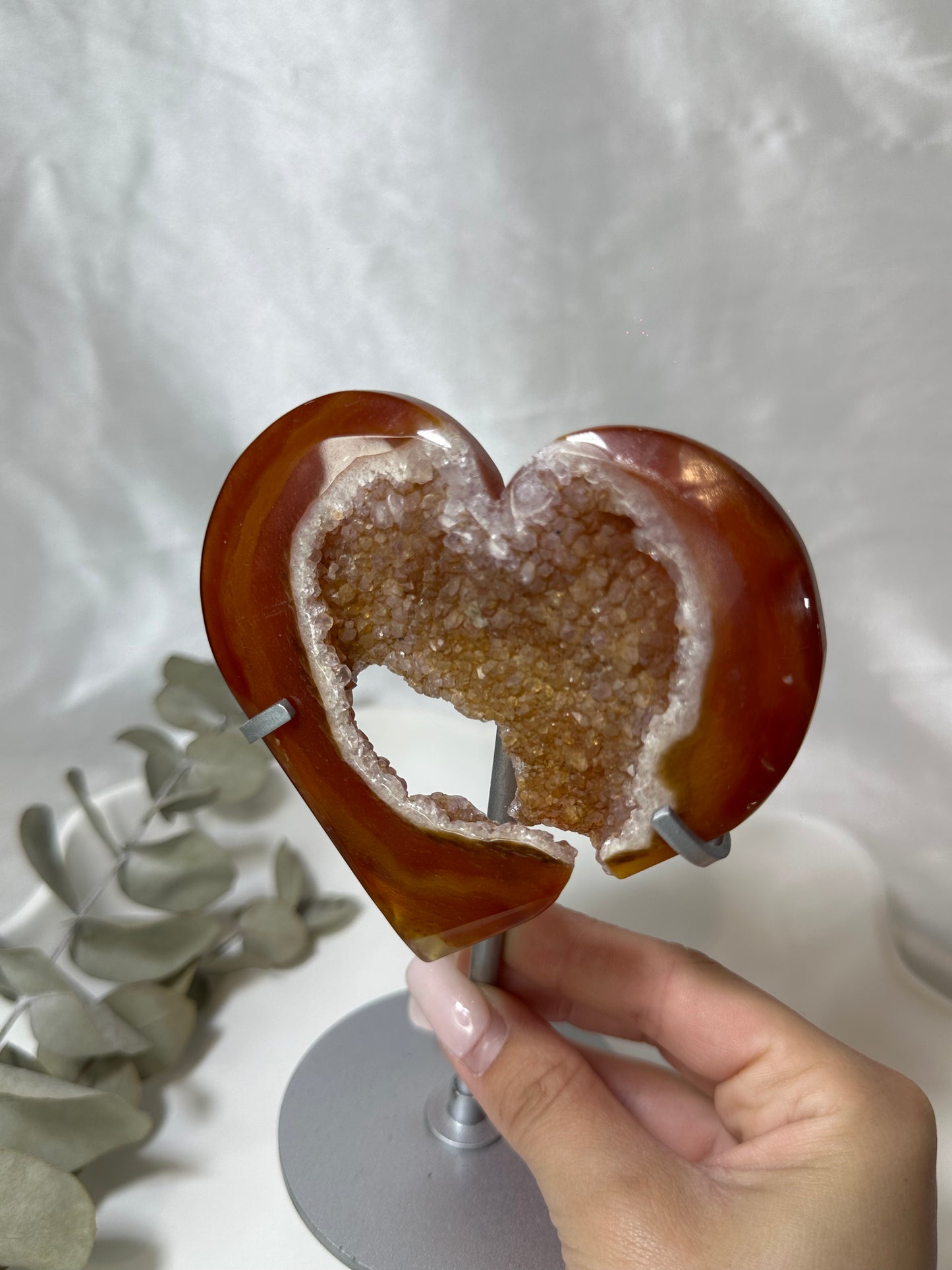 Carnelian Heart on a Stand #3