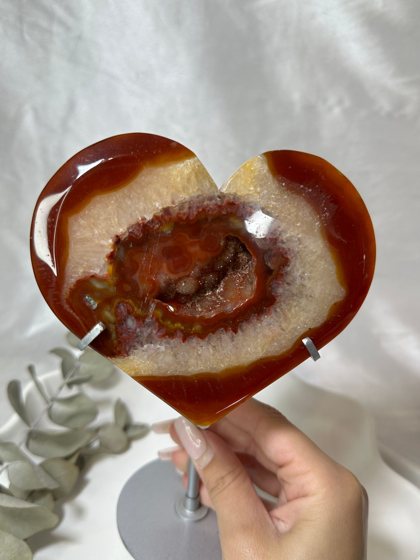 Carnelian Heart on a Stand #2