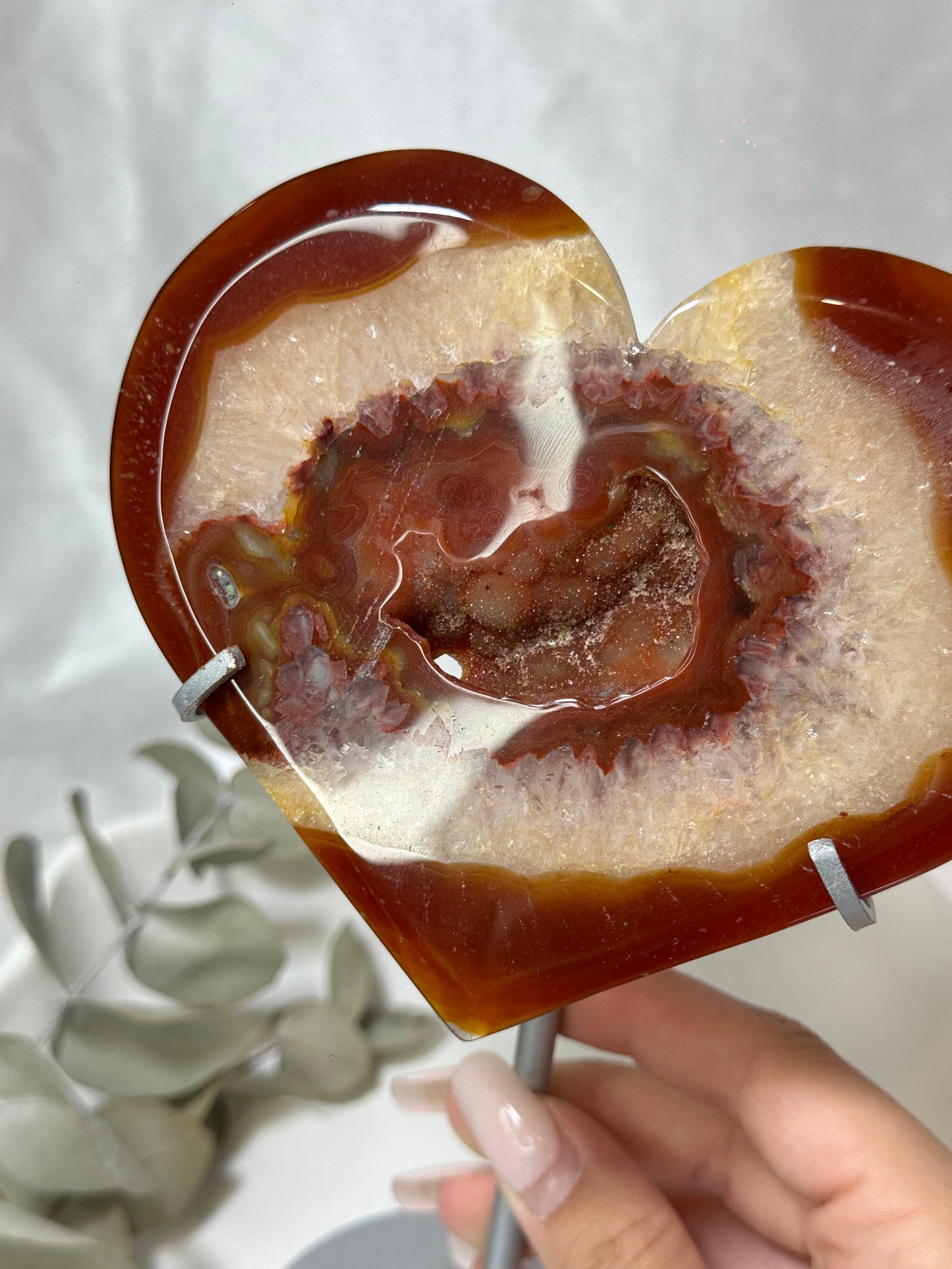 Carnelian Heart on a Stand #2