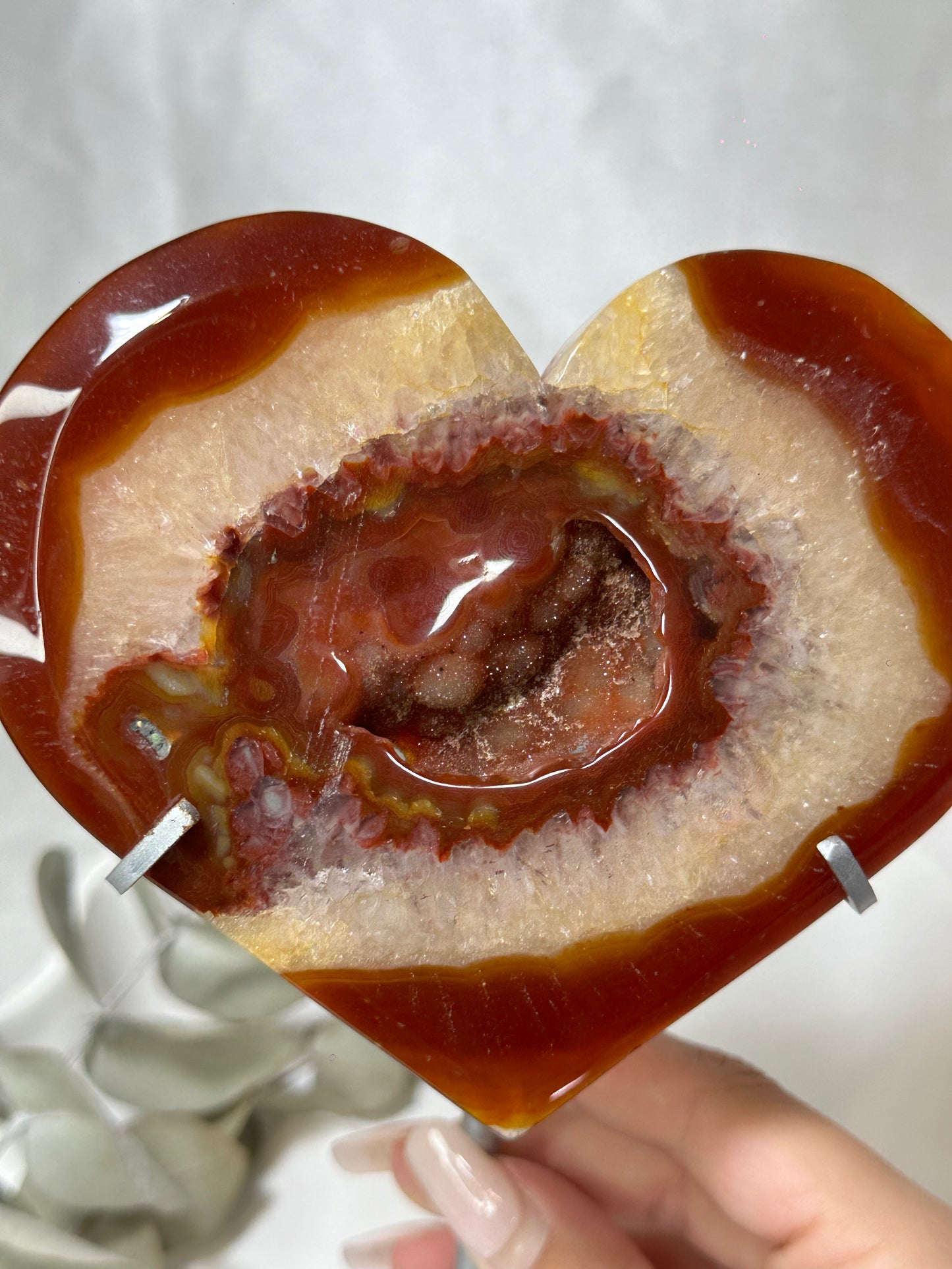 Carnelian Heart on a Stand #2