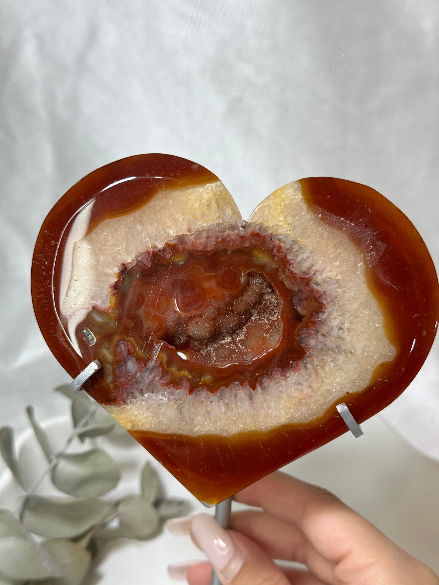 Carnelian Heart on a Stand #2