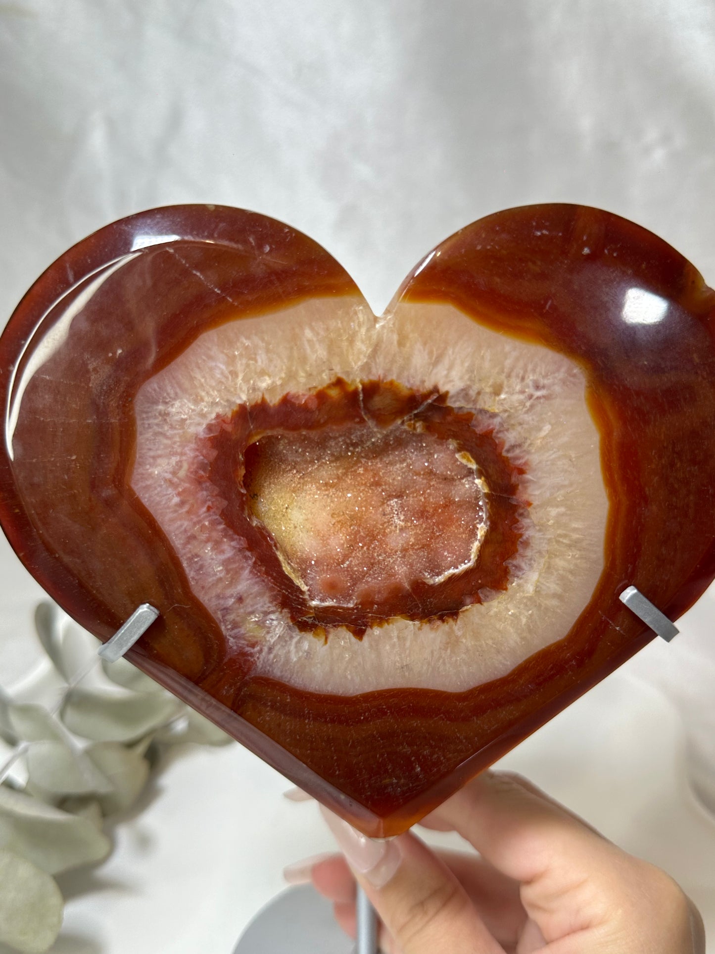 Carnelian Heart on a Stand #1