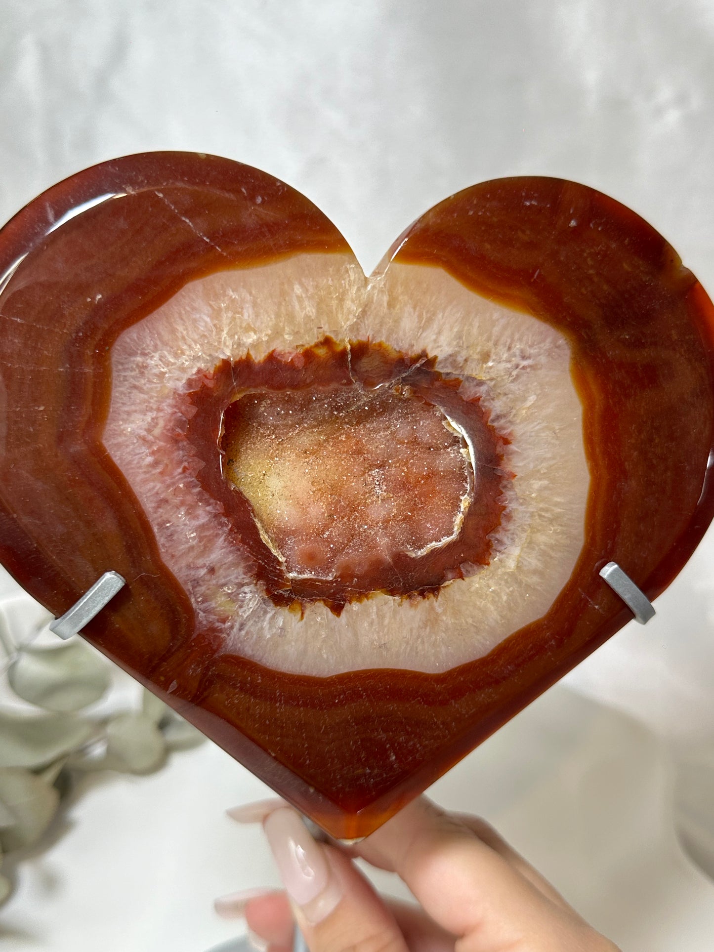 Carnelian Heart on a Stand #1