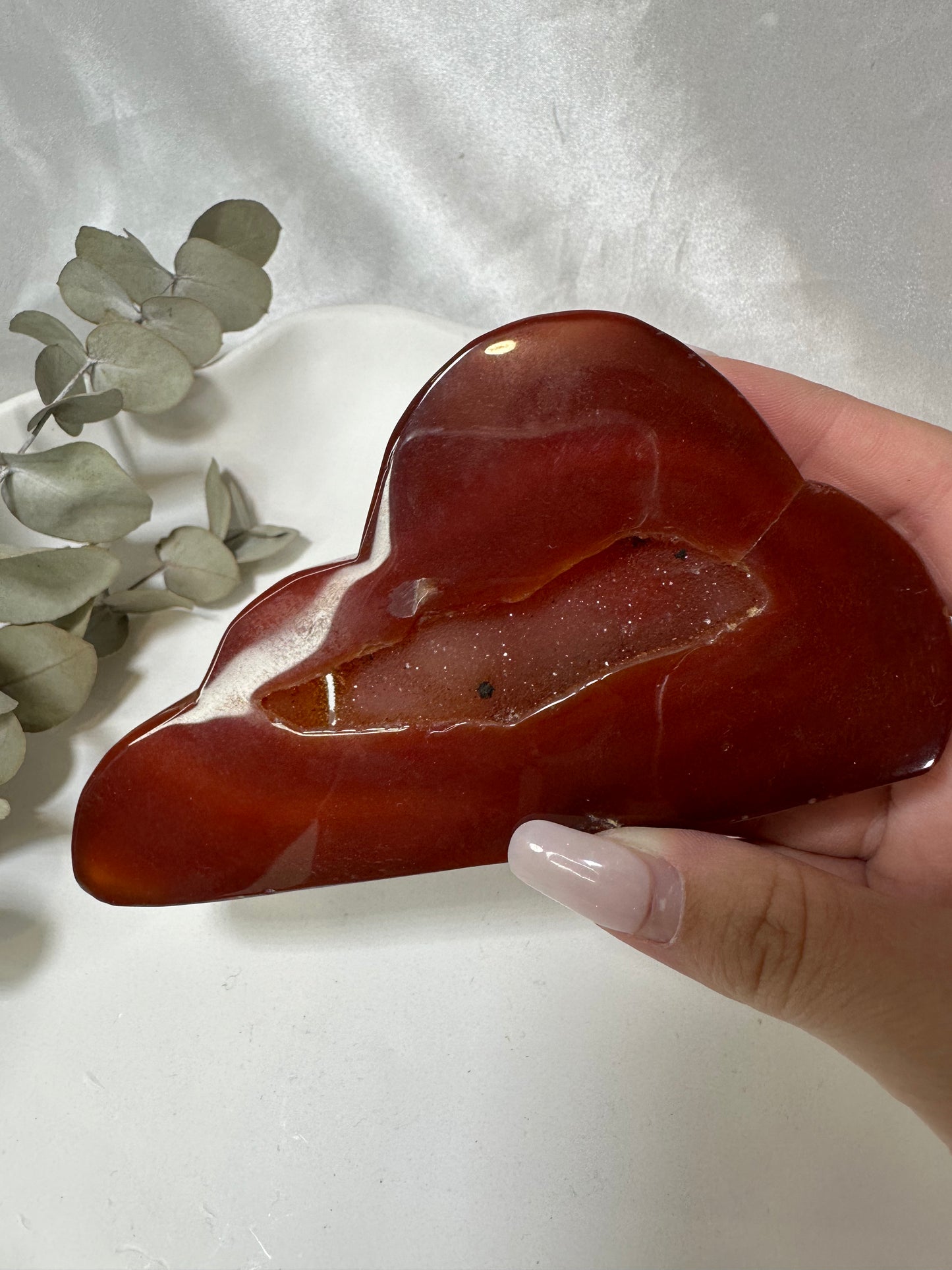 Carnelian Druzy Cloud