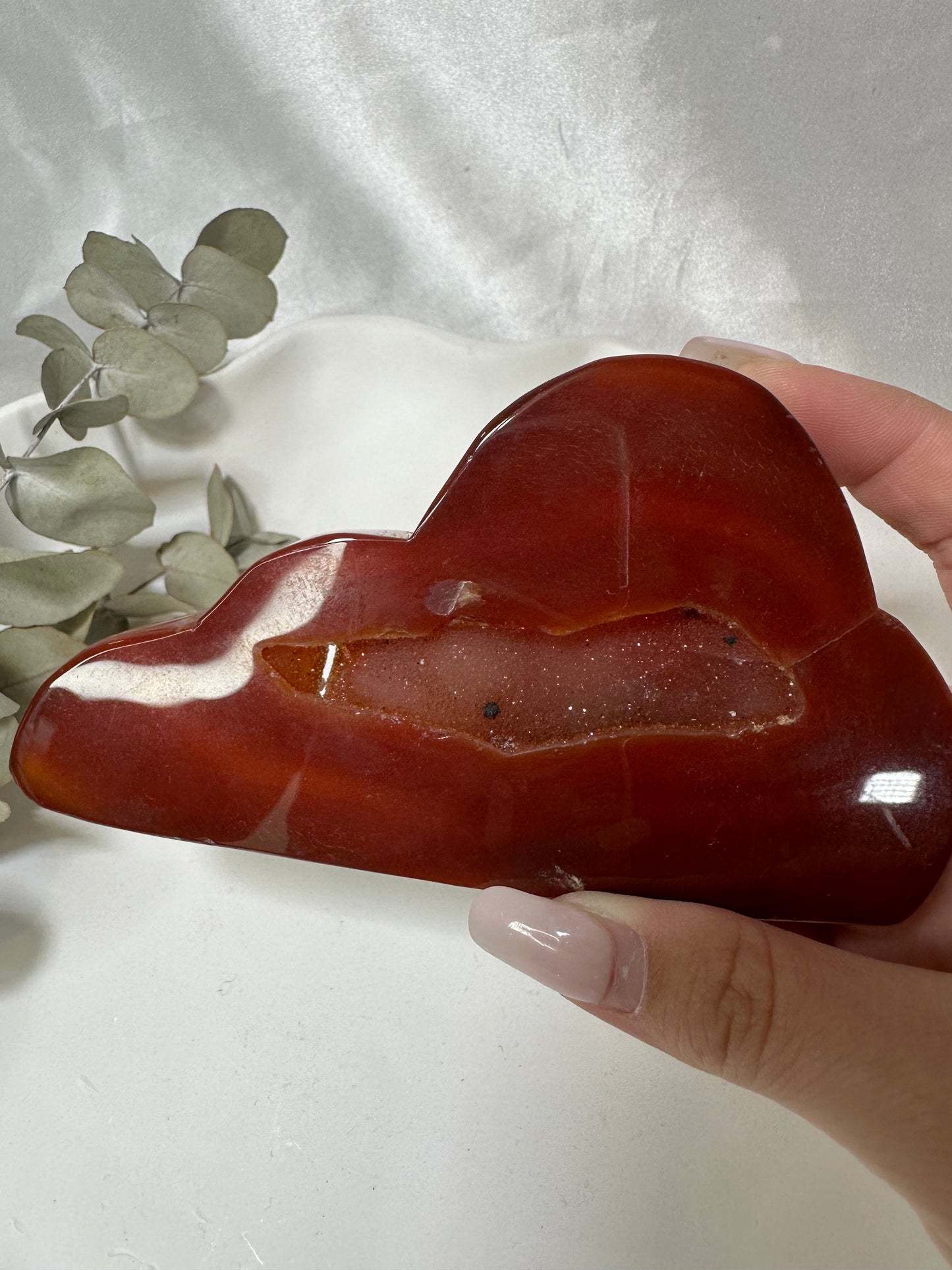 Carnelian Druzy Cloud